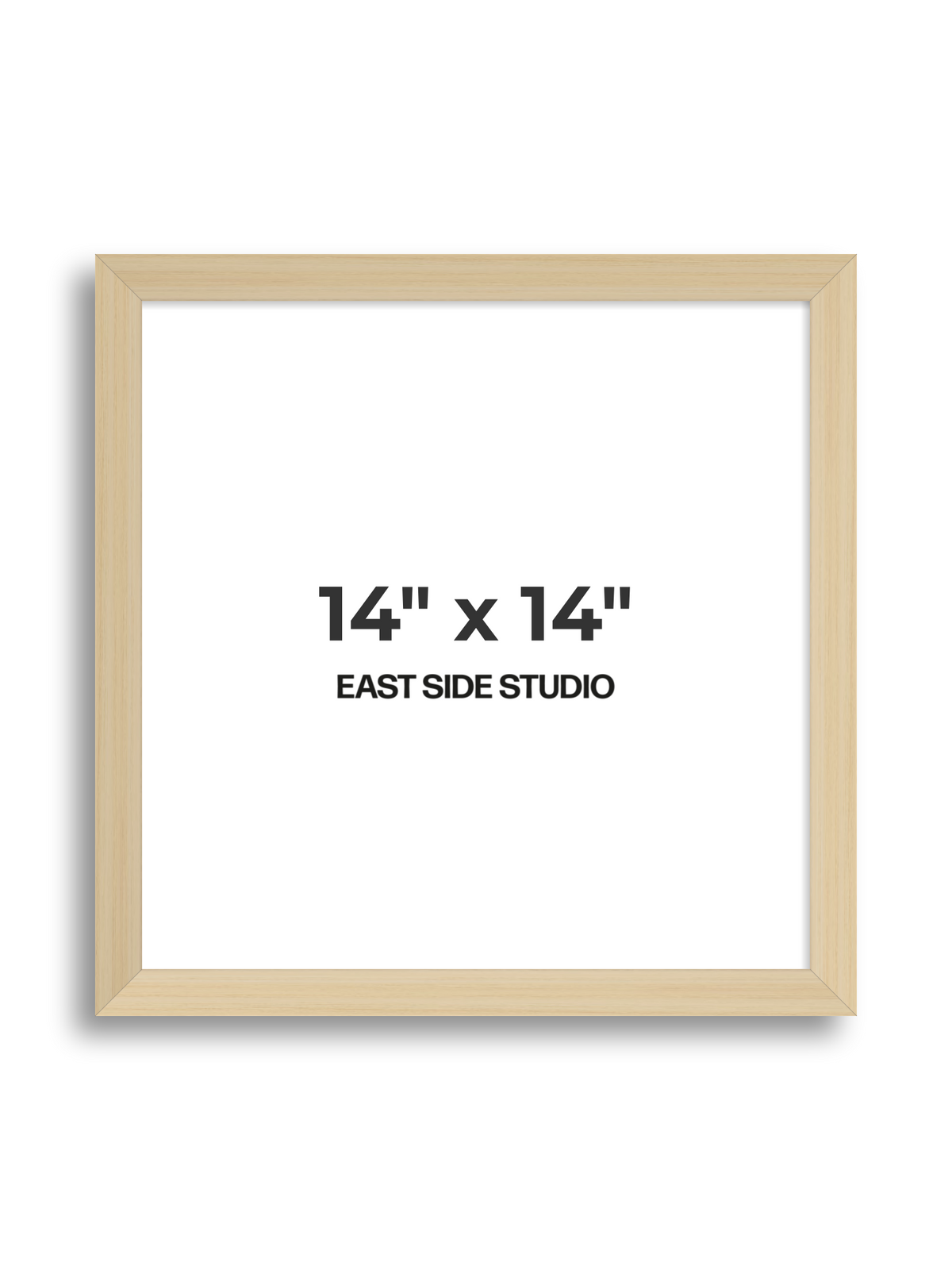 Natural Wood 14" x 14" picture frame