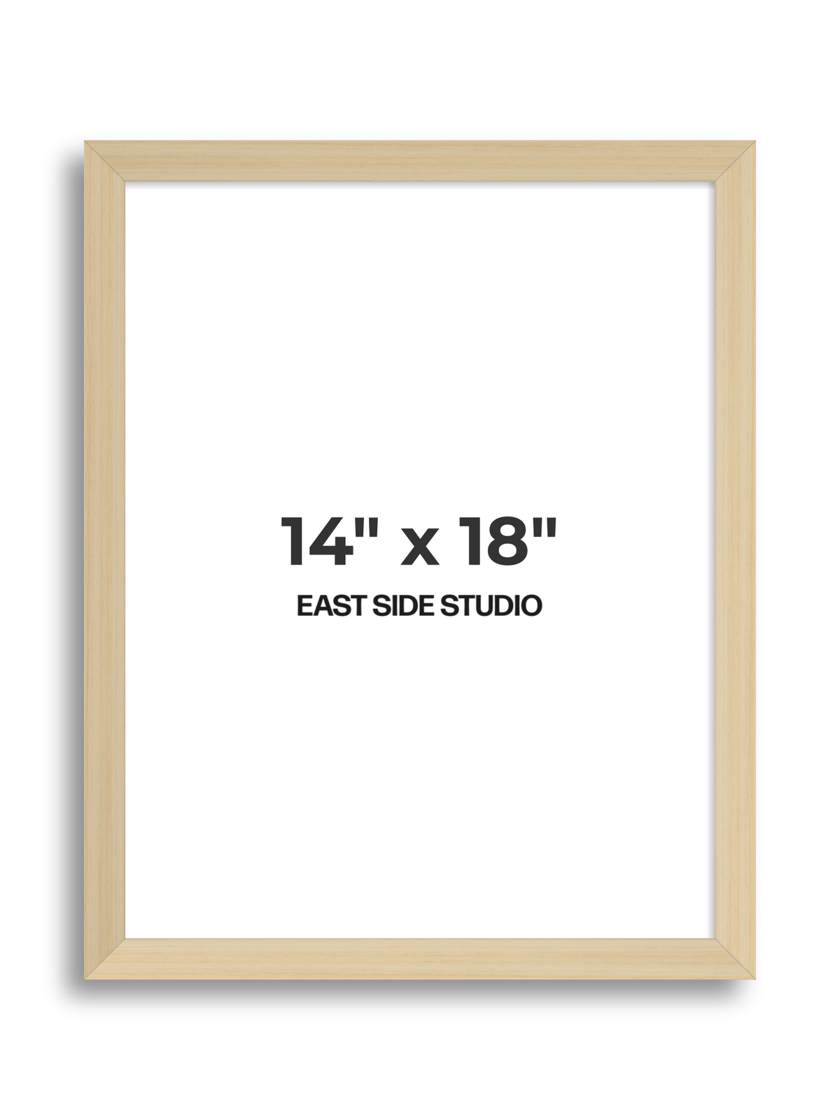 Natural Wood 14" x 18" picture frame