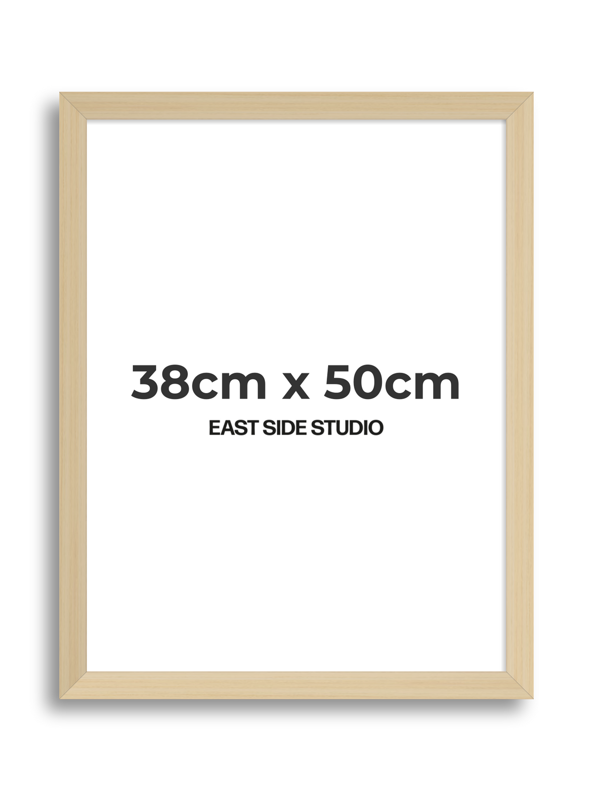 Natural Wood 38cm x 50cm picture frame
