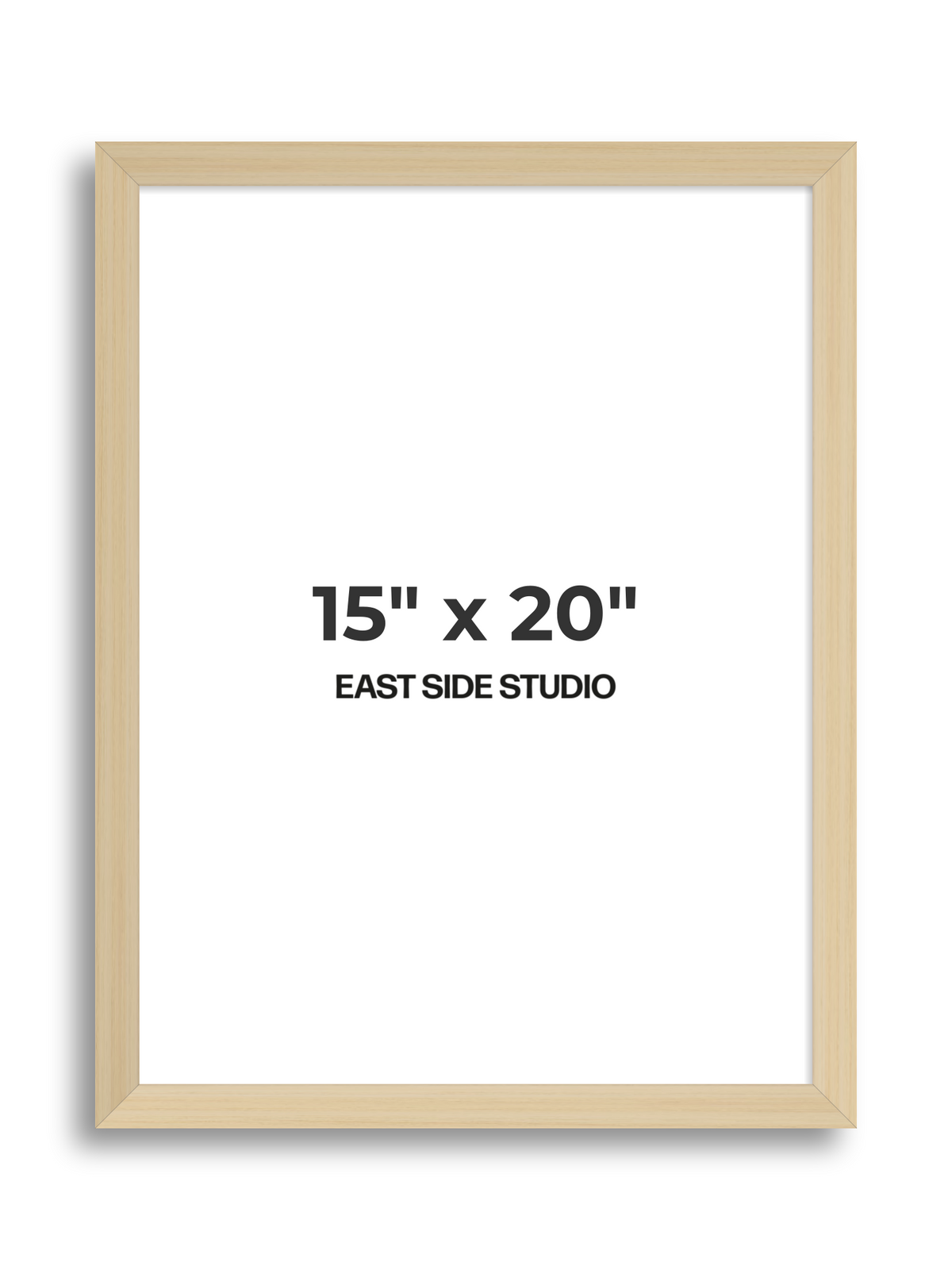Natural Wood 15" x 20" picture frame