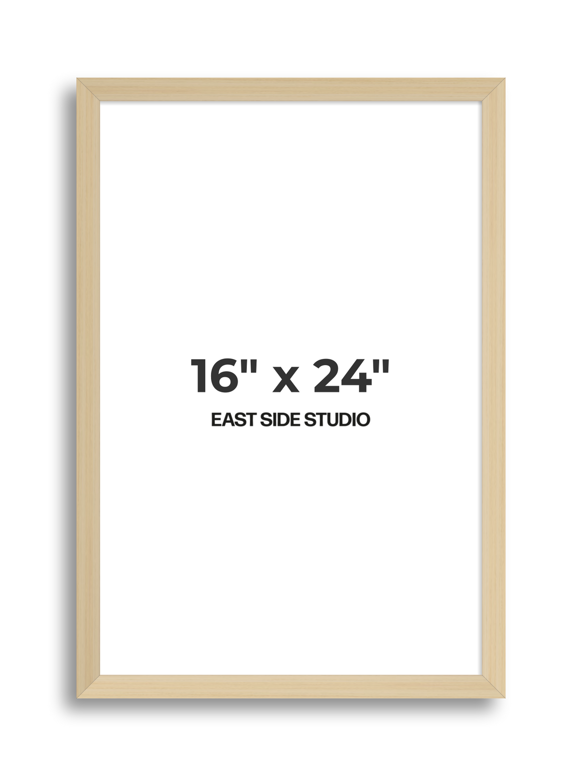 Natural Wood 16" x 24" picture frame