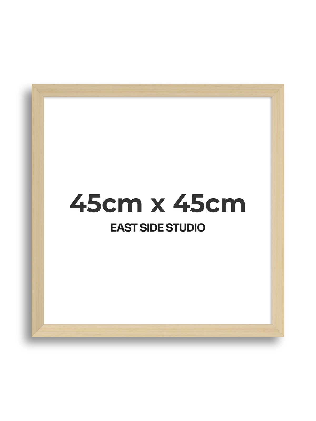 Natural Wood 45cm x 45cm picture frame