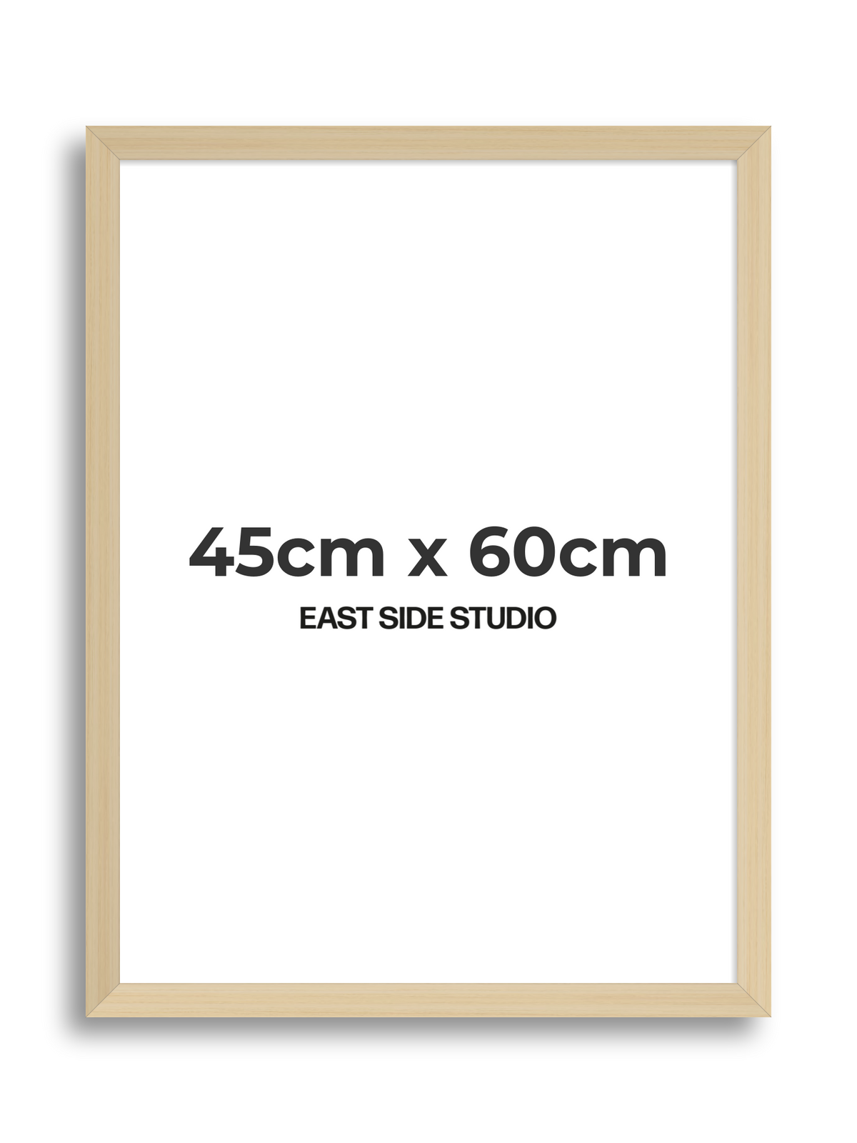 Natural Wood 45cm x 60cm picture frame