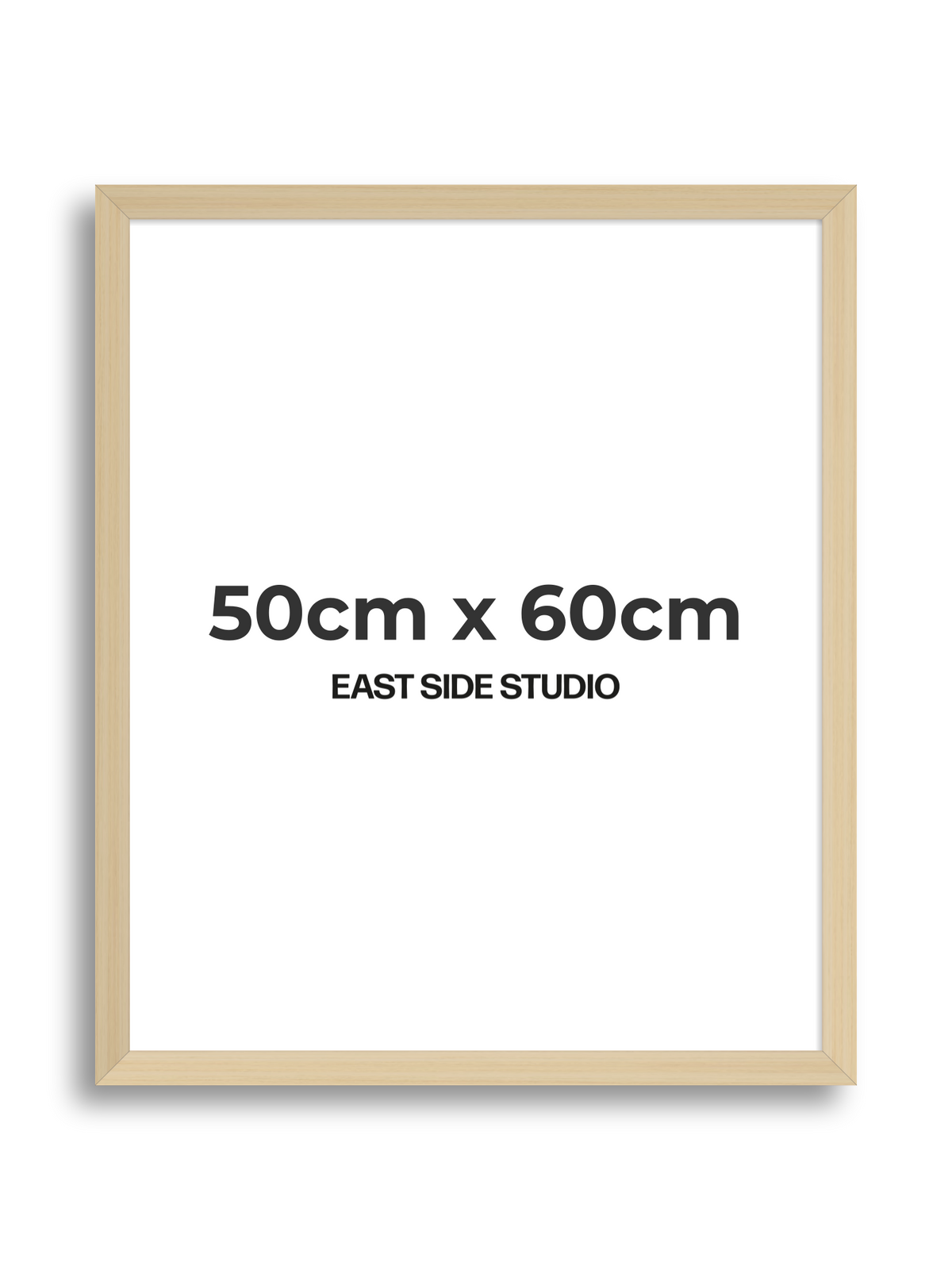 Natural Wood 50cm x 60cm picture frame