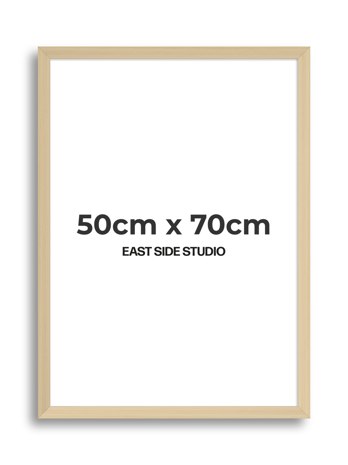 Natural Wood 50cm x 70cm picture frame