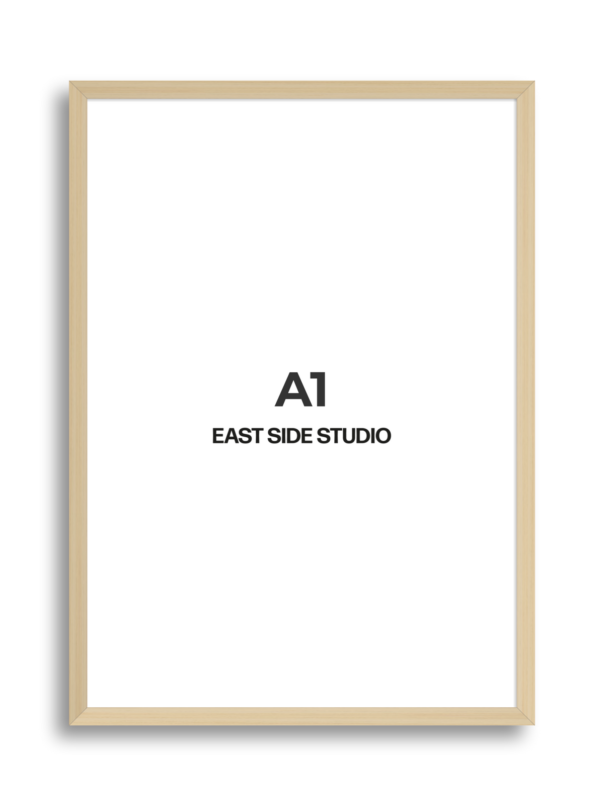 Natural Wood A1 picture frame
