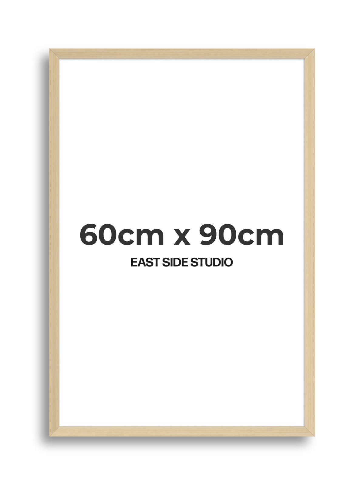 Natural Wood 60cm x 90cm picture frame