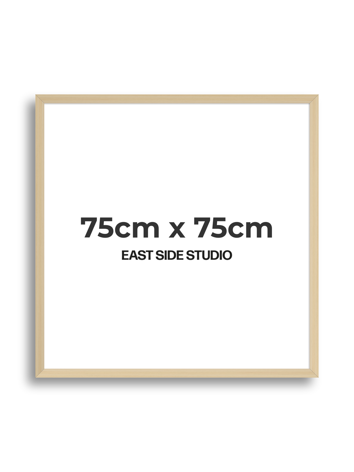 Natural Wood 75cm x 75cm picture frame