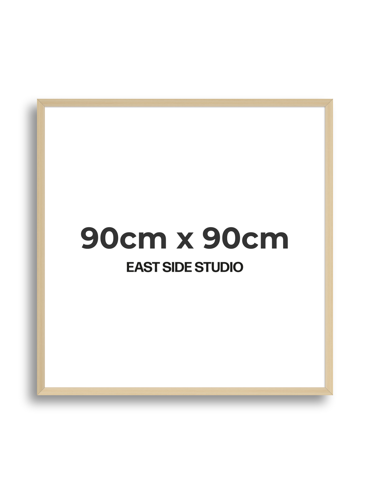 Natural Wood 90cm x 90cm picture frame