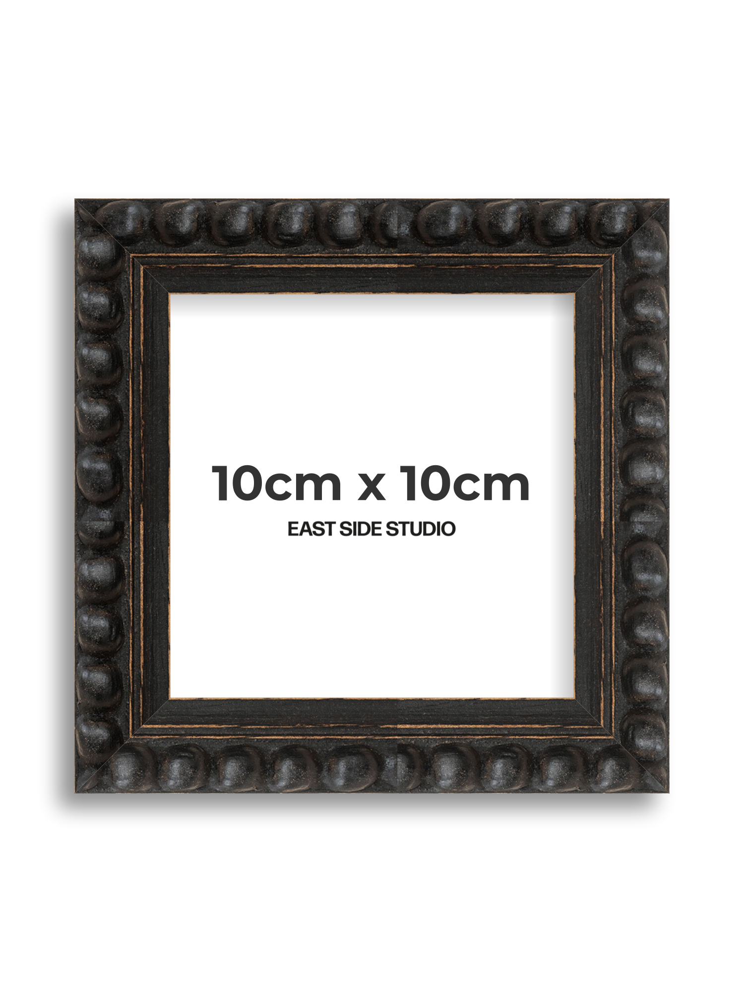 Black Bobbin 10cm x 10cm picture frame