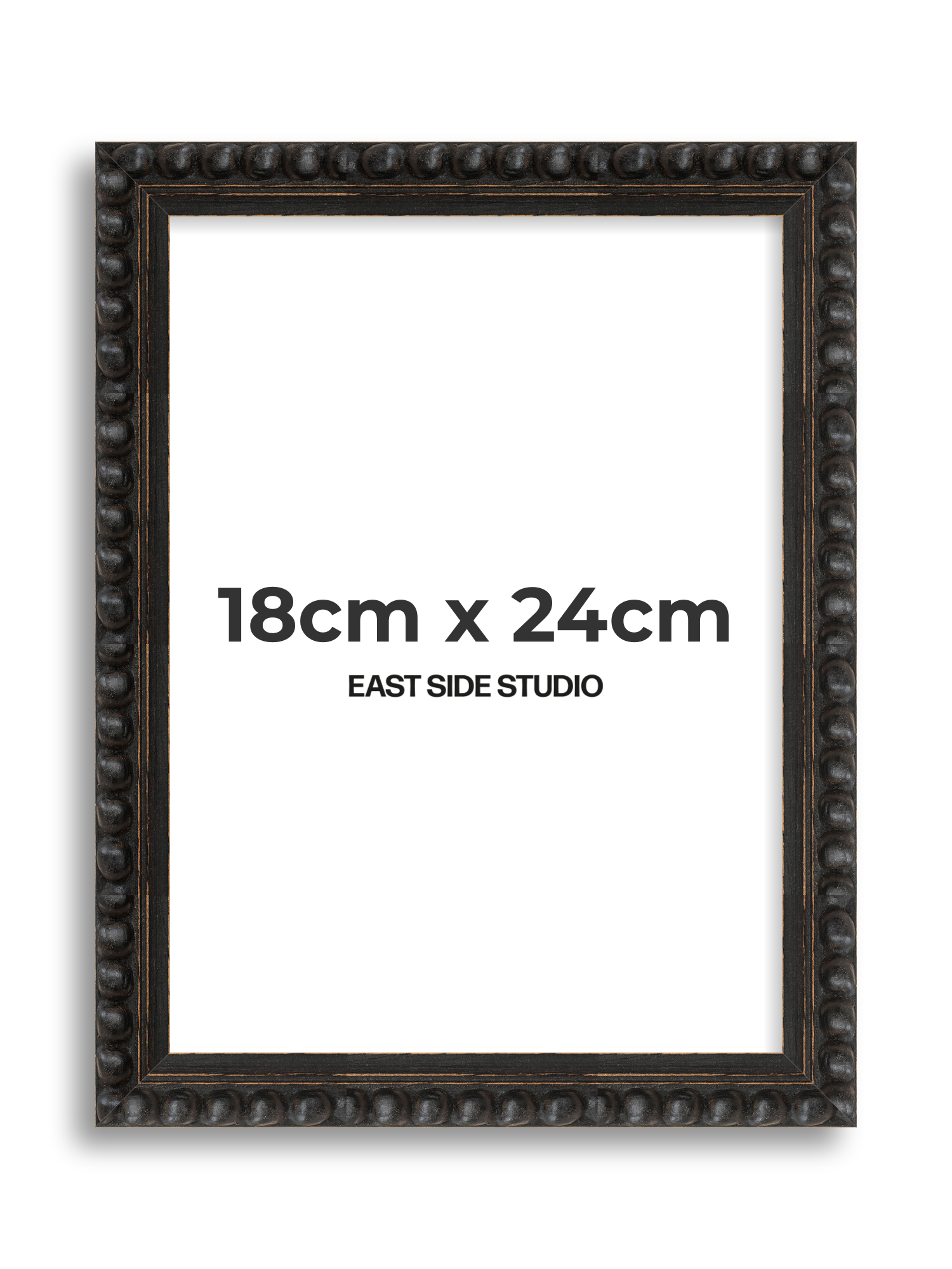 Black Bobbin 18cm x 24cm picture frame