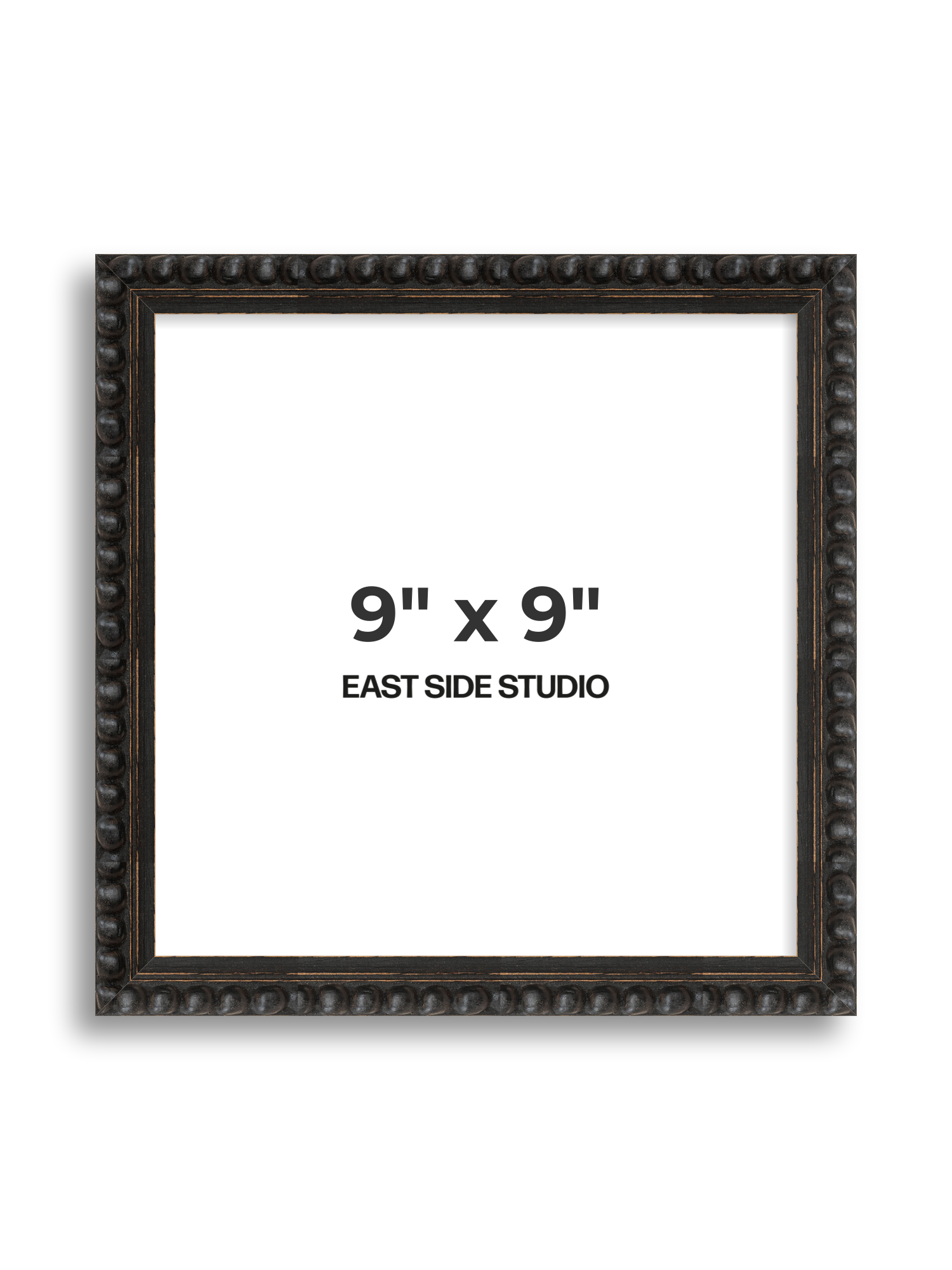 Black Bobbin 9" x 9" picture frame