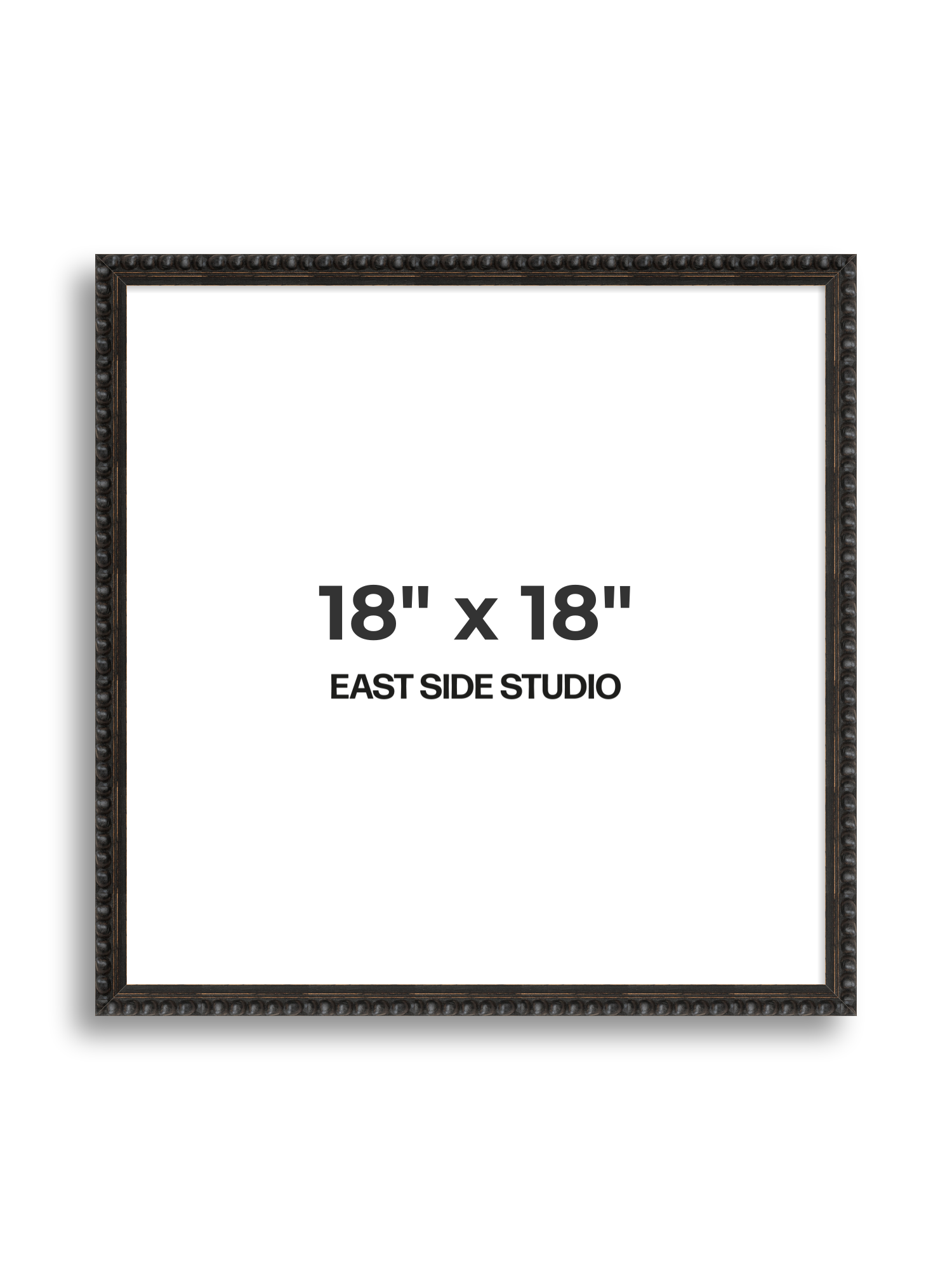 Black Bobbin 18" x 18" picture frame