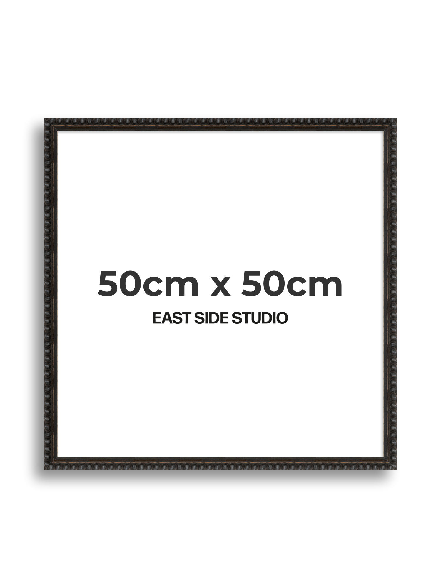 Black Bobbin 50cm x 50cm picture frame