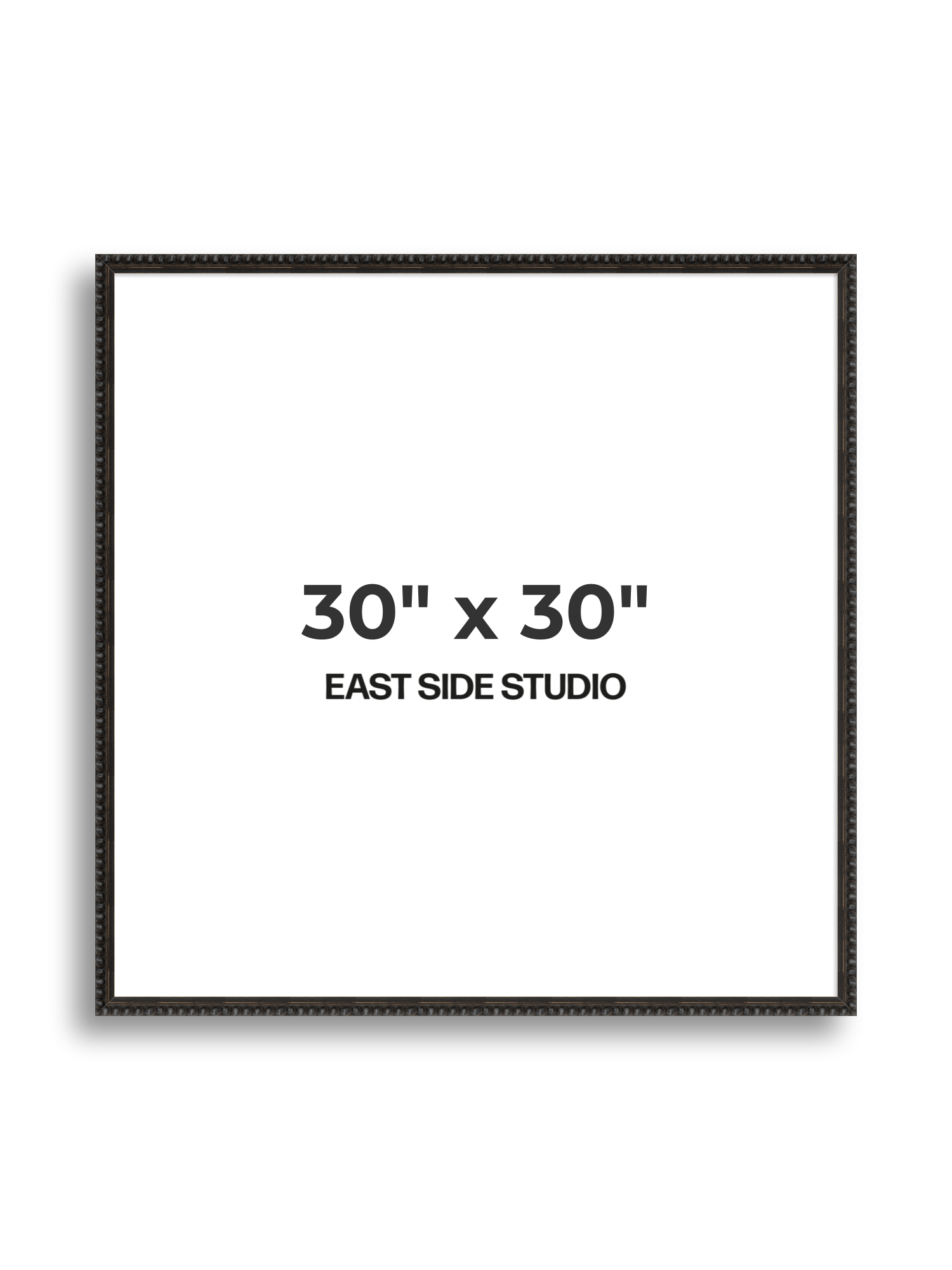 Black Bobbin 30" x 30" picture frame
