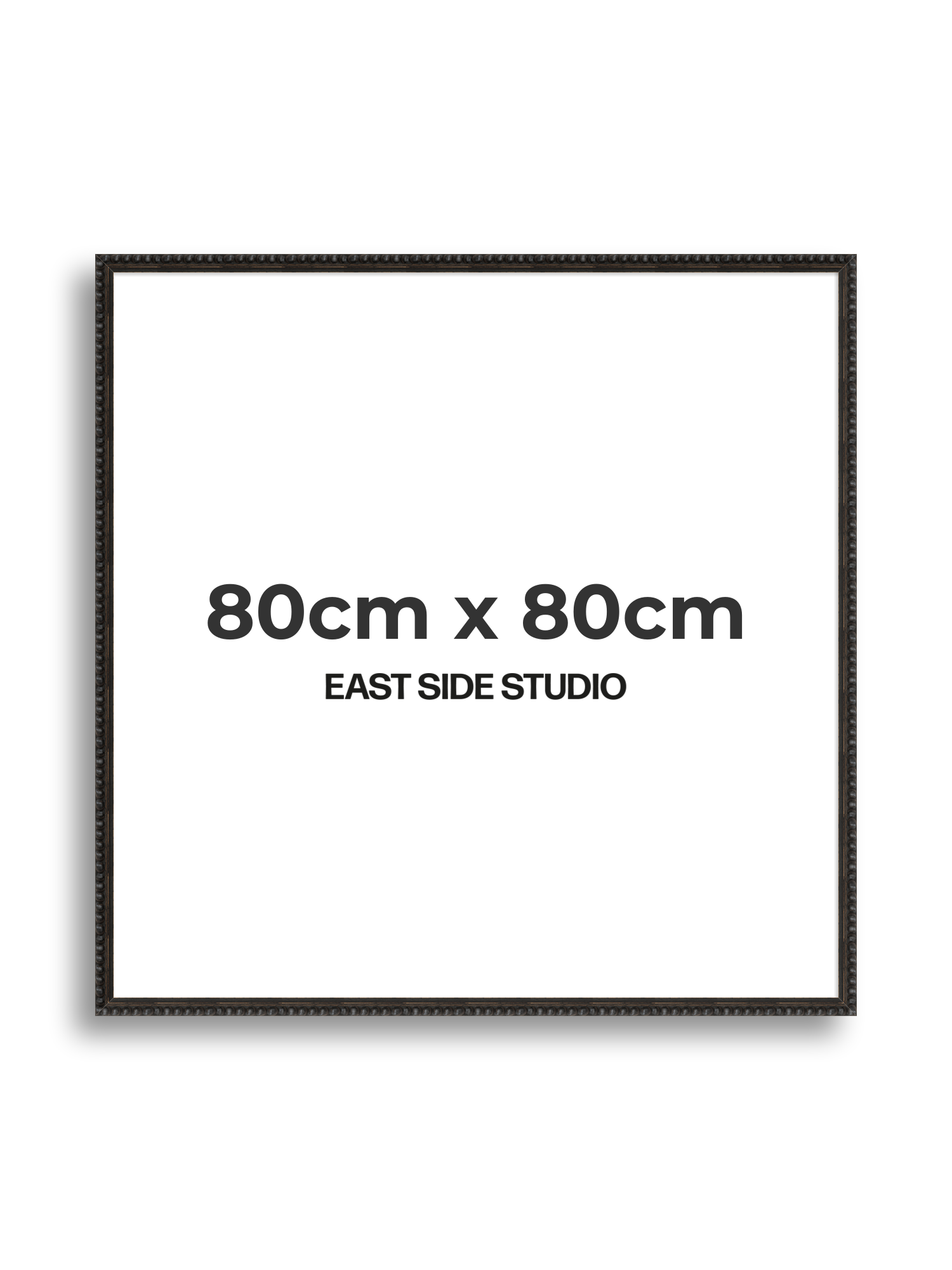 Black Bobbin 80cm x 80cm picture frame