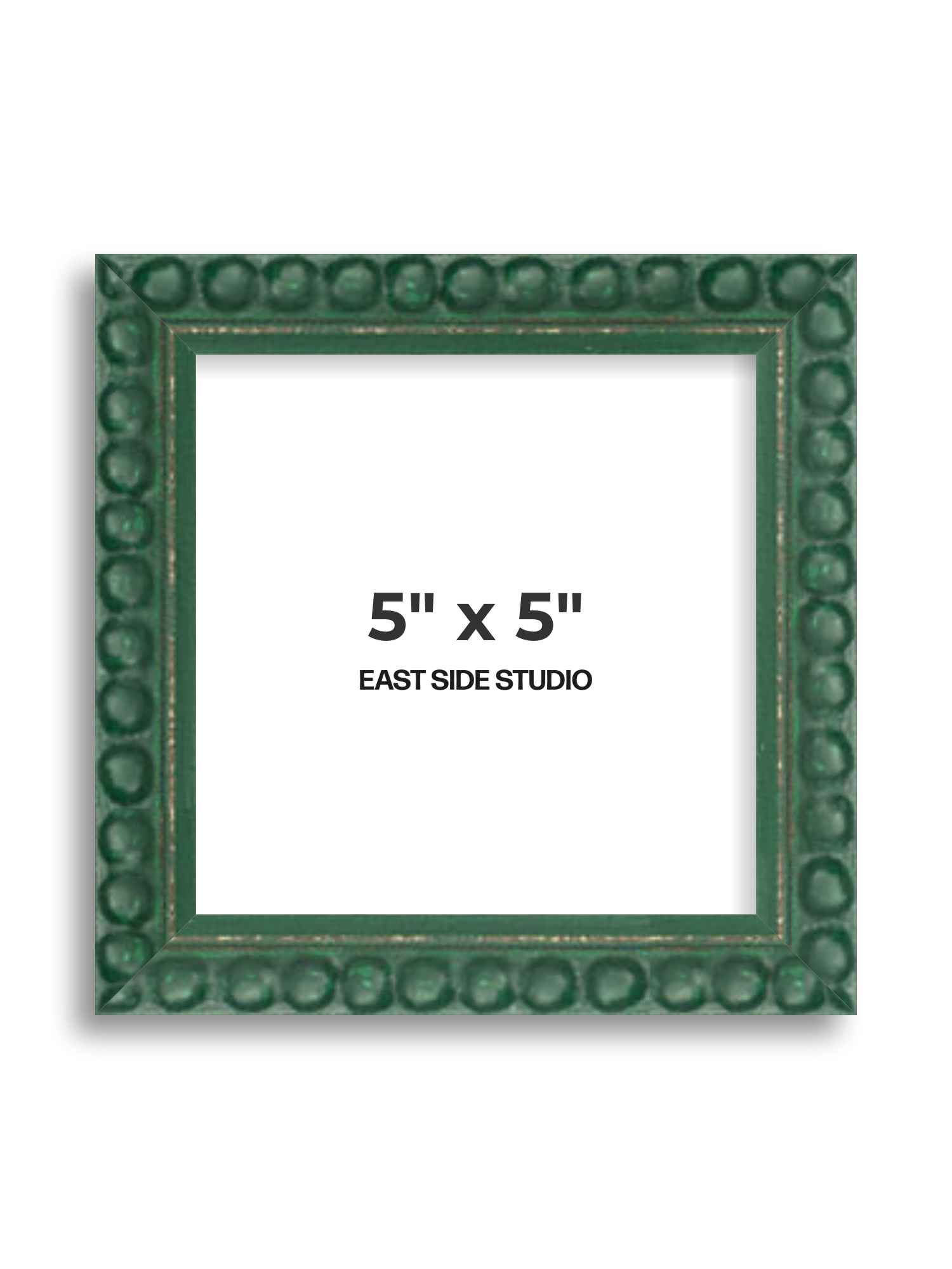 Dark Green Bobbin 5" x 5" picture frame