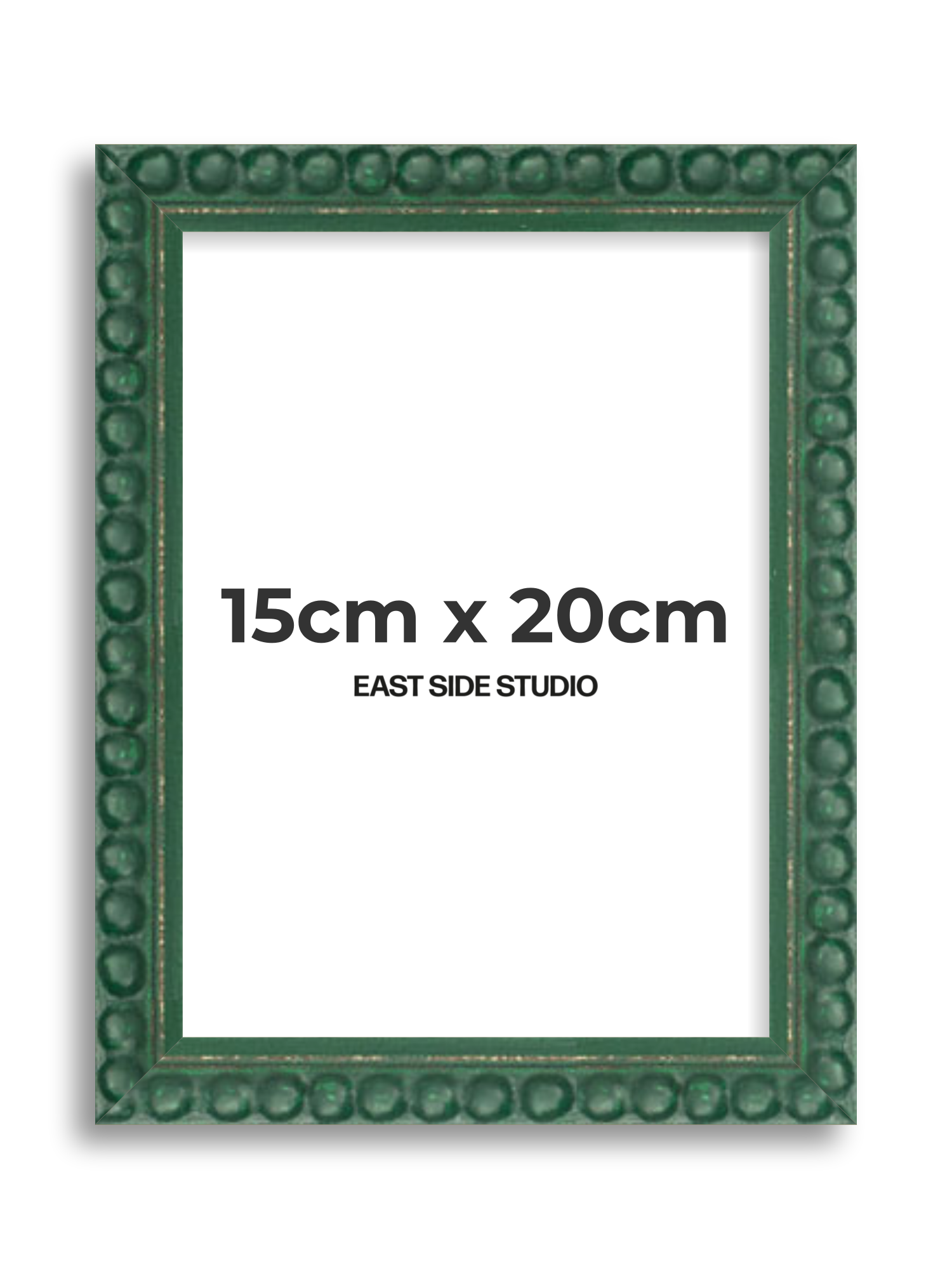 Dark Green Bobbin 15cm x 20cm picture frame
