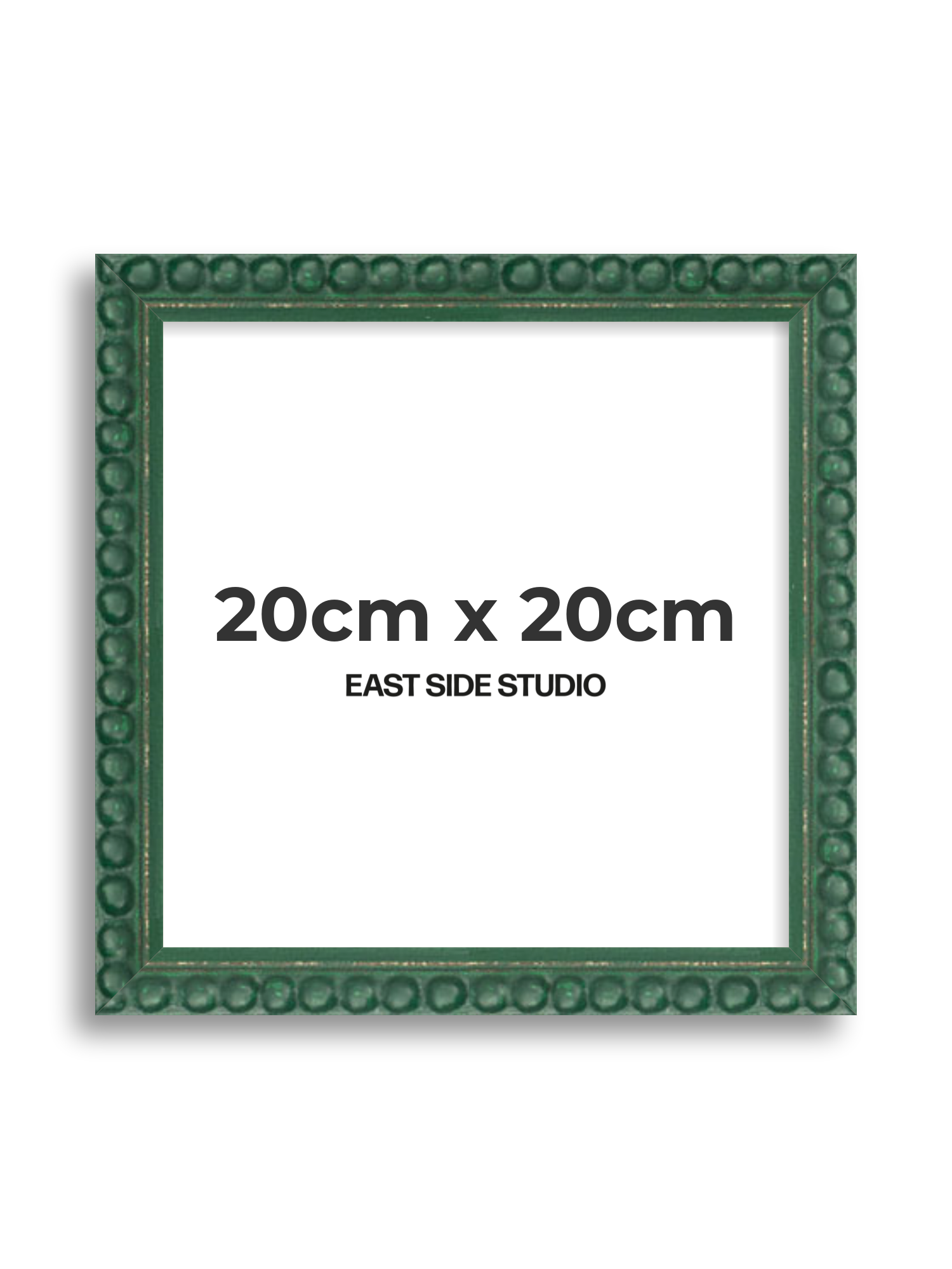 Dark Green Bobbin 20cm x 20cm picture frame