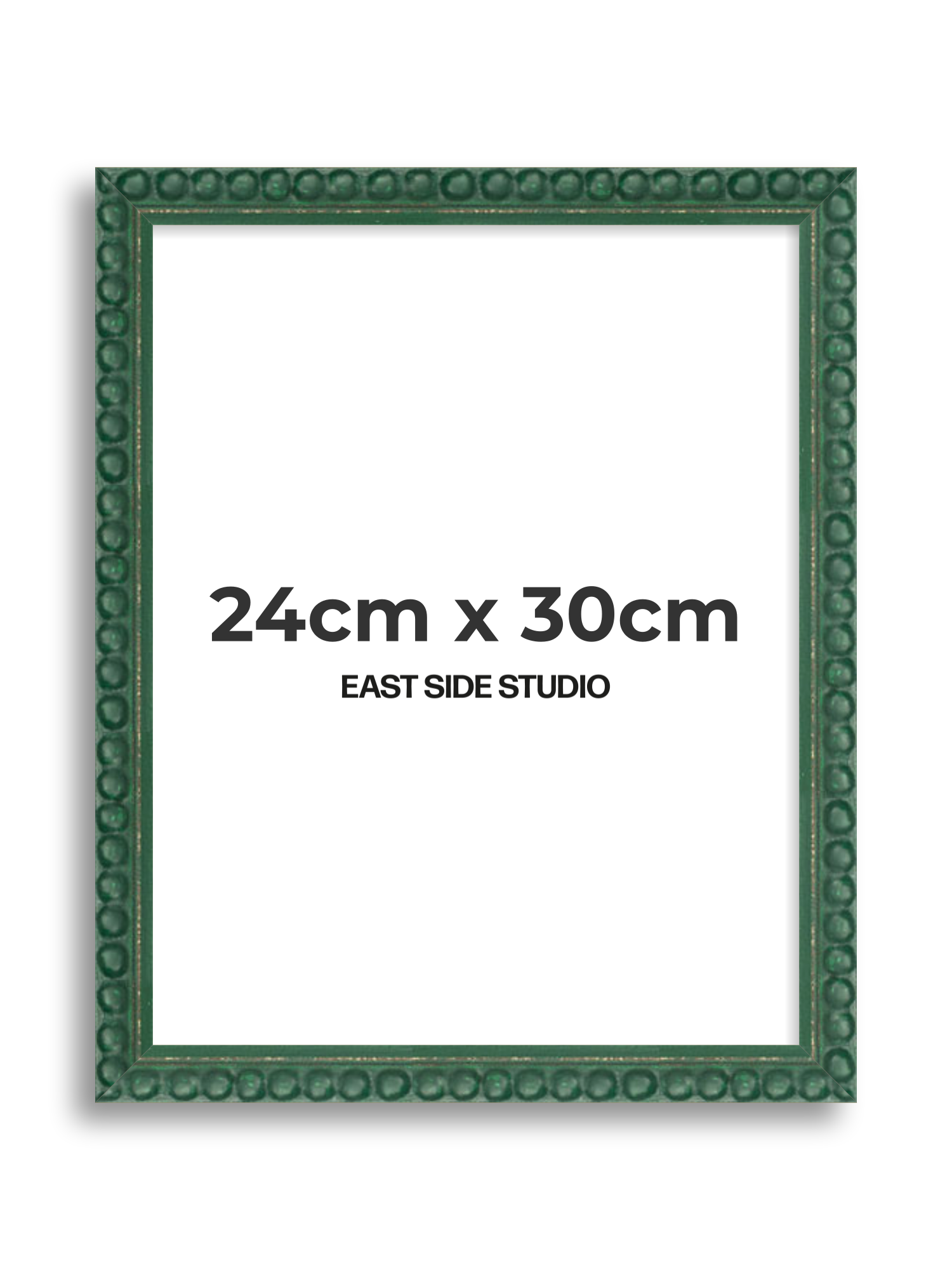 Dark Green Bobbin 24cm x 30cm picture frame