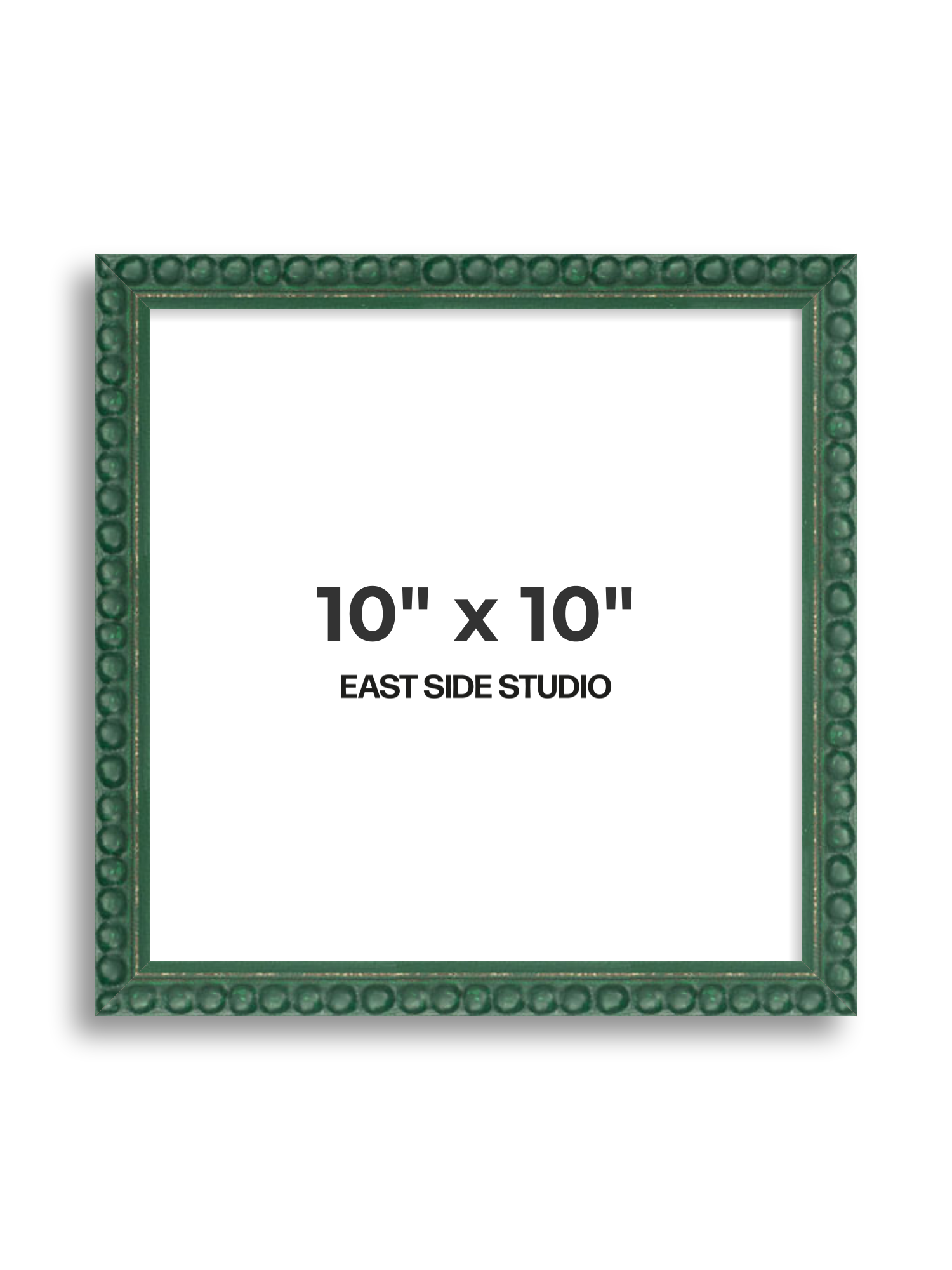 Dark Green Bobbin 10" x 10" picture frame