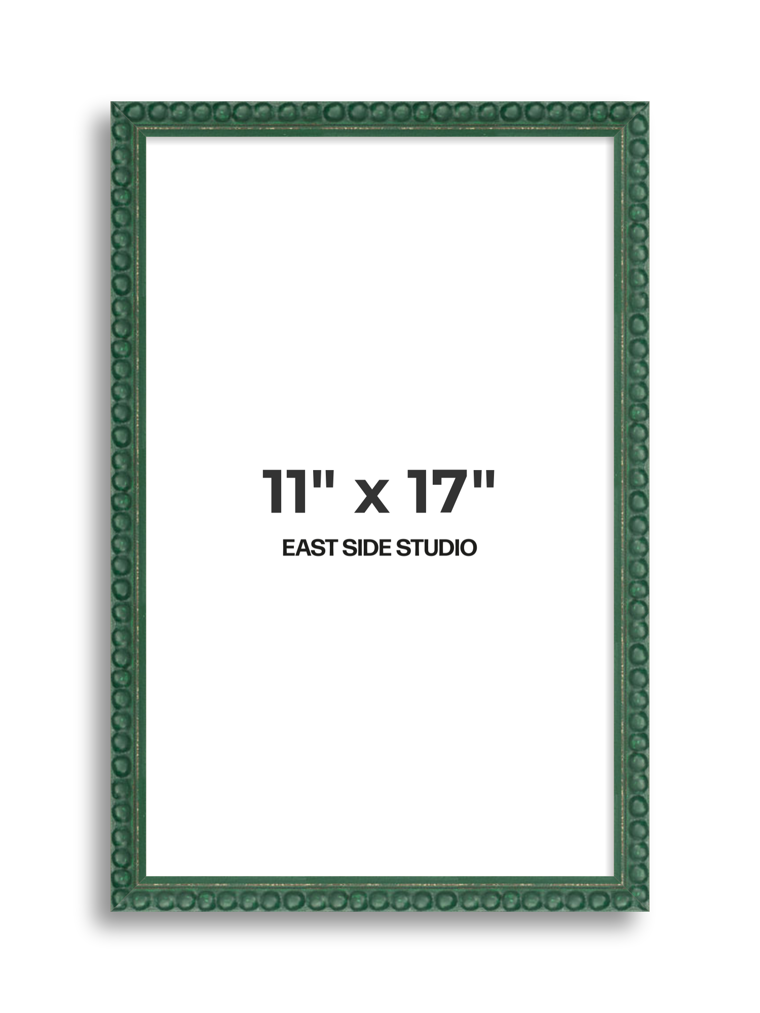 Dark Green Bobbin 11" x 17" picture frame