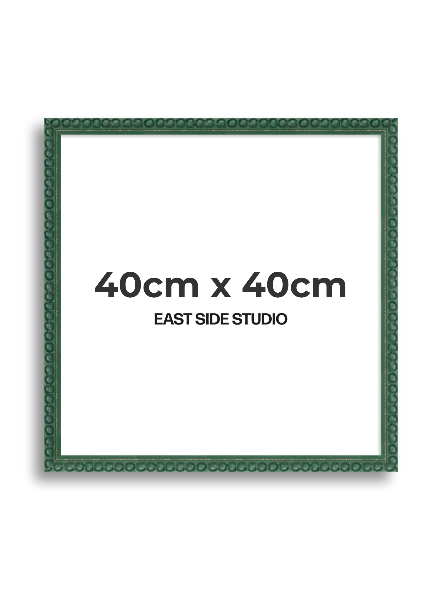 Dark Green Bobbin 40cm x 40cm picture frame