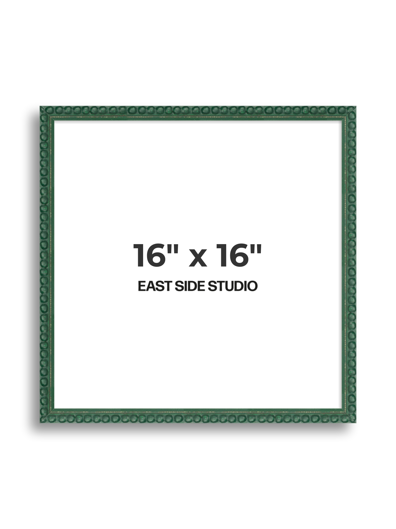 Dark Green Bobbin 16" x 16" picture frame