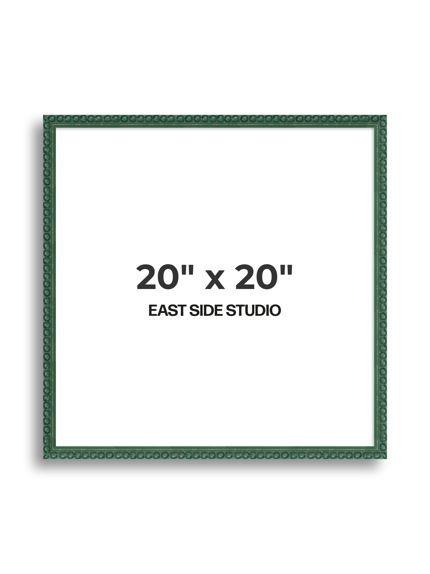Dark Green Bobbin 20" x 20" picture frame