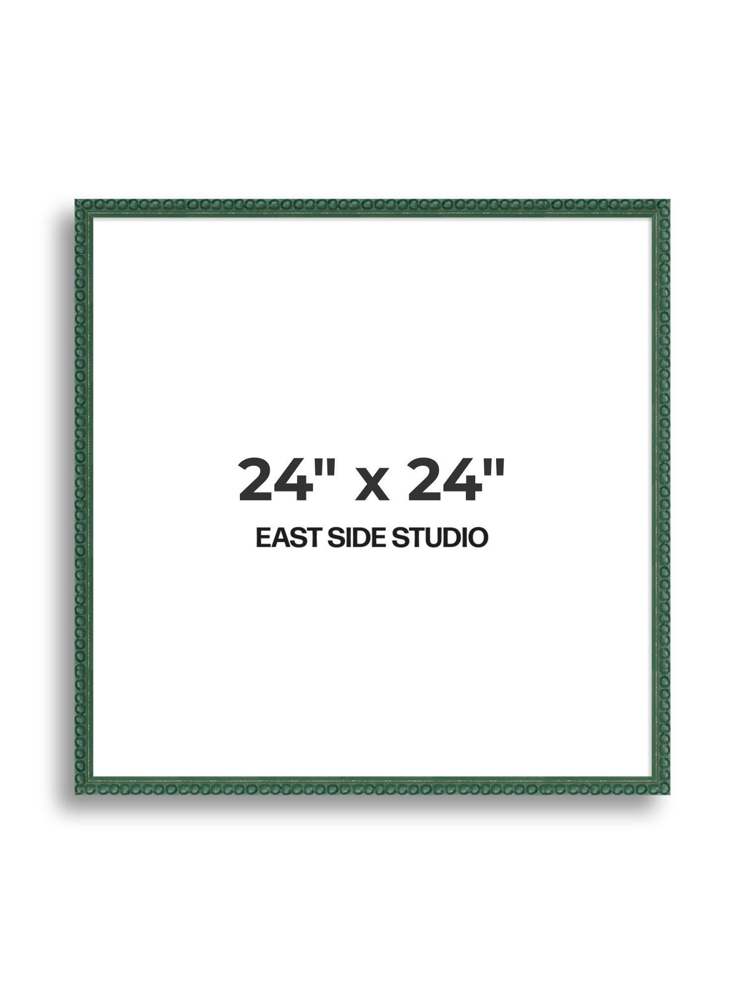 Dark Green Bobbin 24" x 24" picture frame