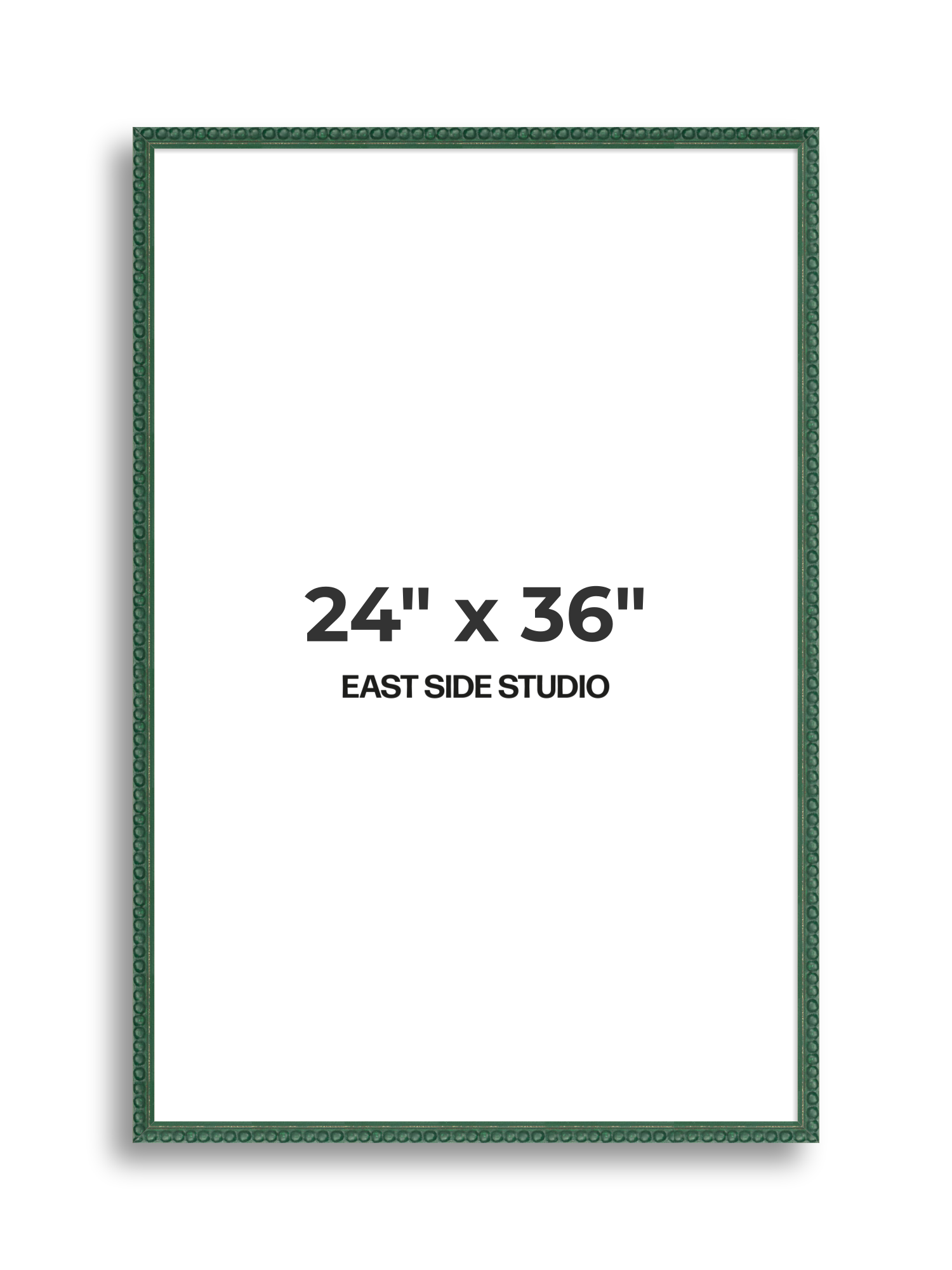 Dark Green Bobbin 24" x 36" picture frame