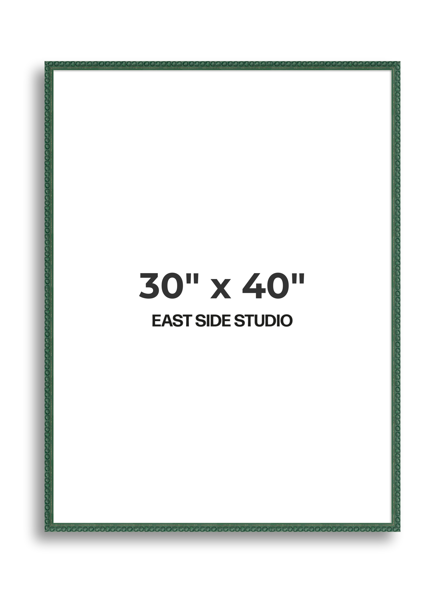 Dark Green Bobbin 30" x 40" picture frame