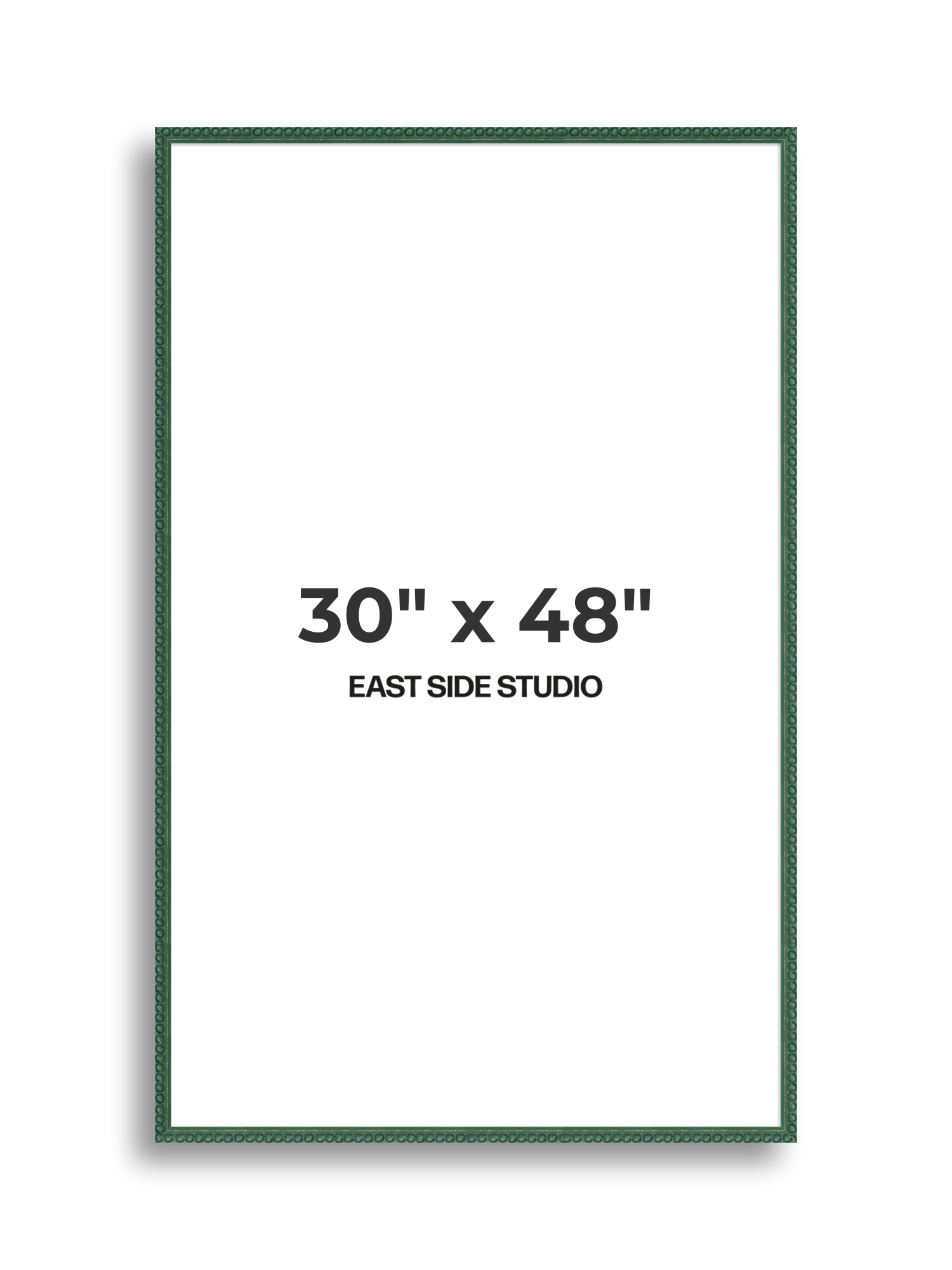 Dark Green Bobbin 30" x 48" picture frame