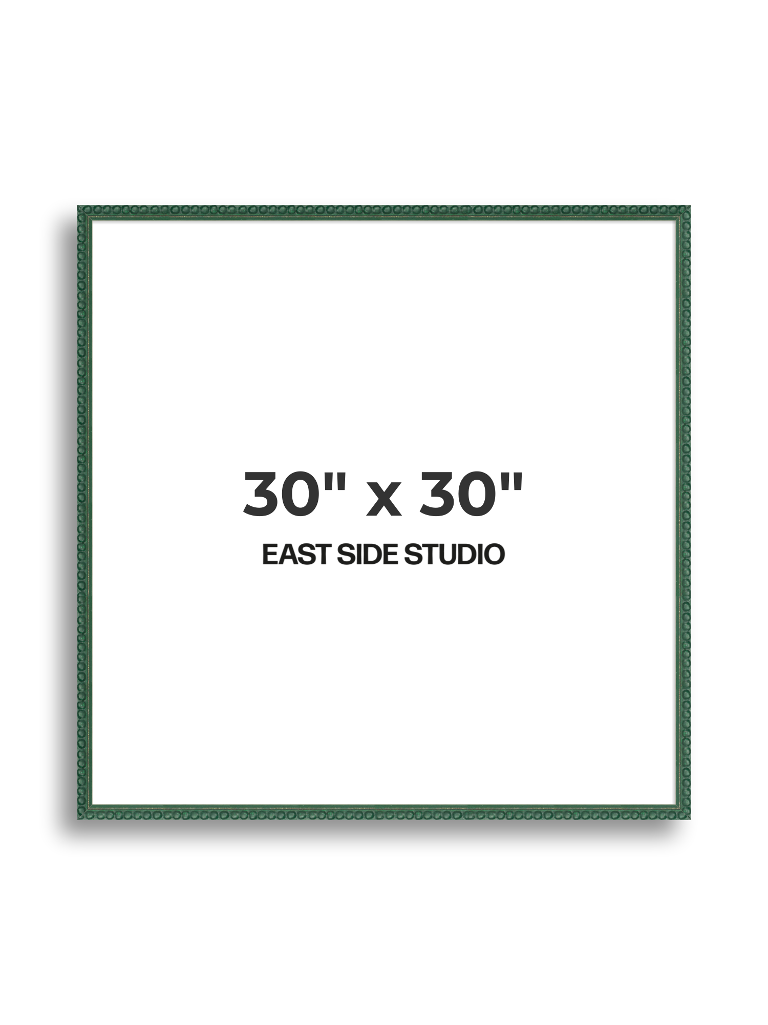 Dark Green Bobbin 30" x 30" picture frame