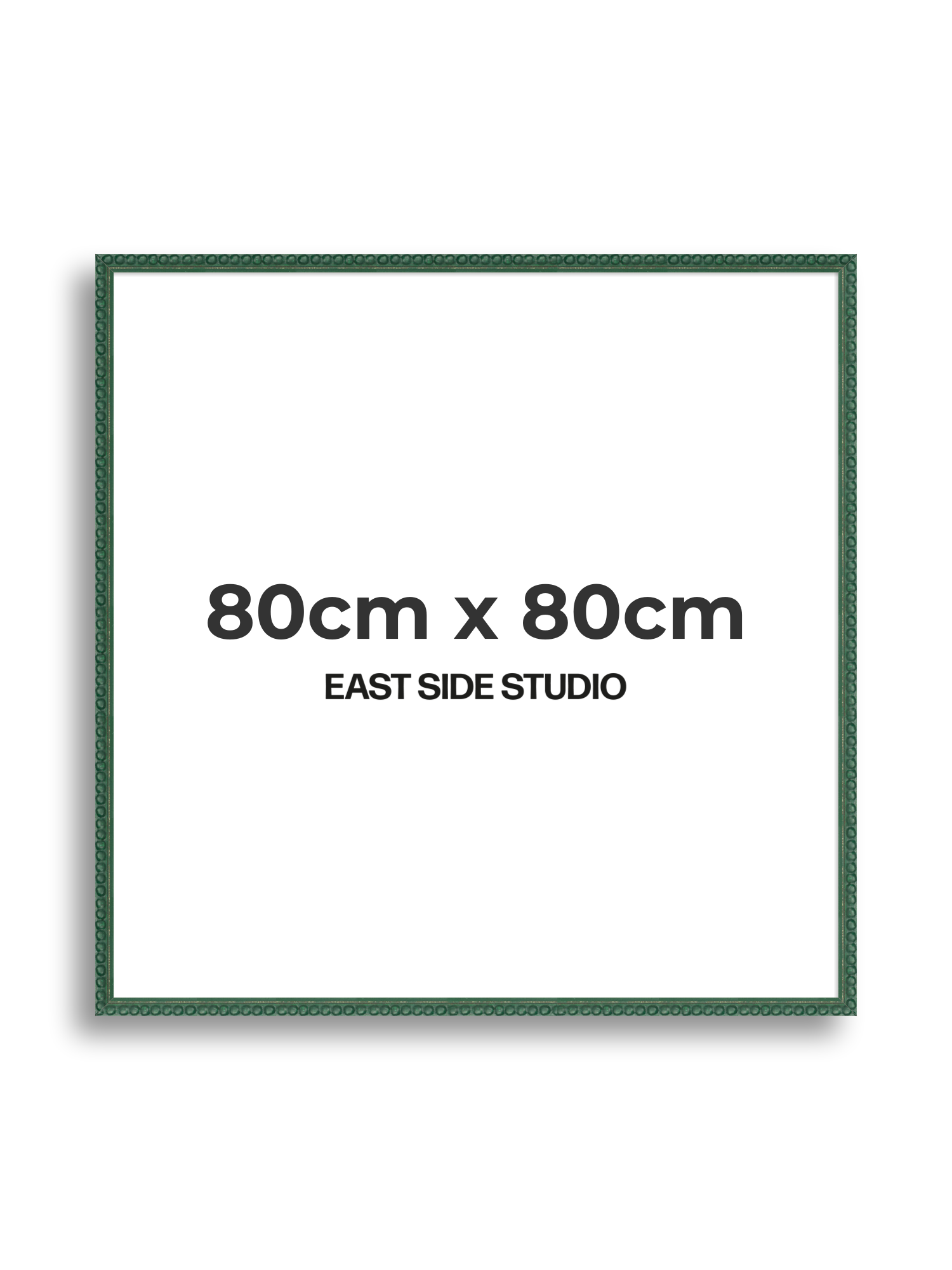 Dark Green Bobbin 80cm x 80cm picture frame