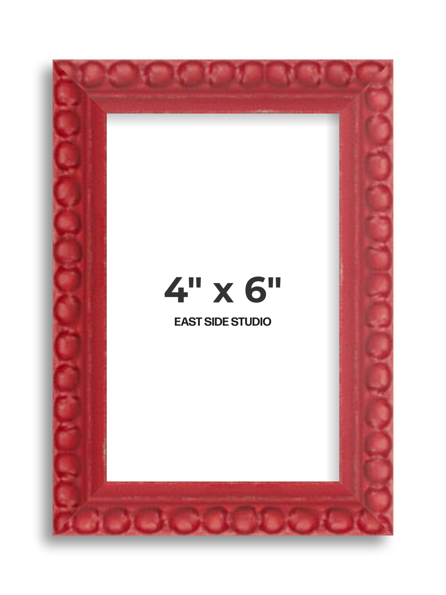 Cherry Red Bobbin 4" x 6" picture frame