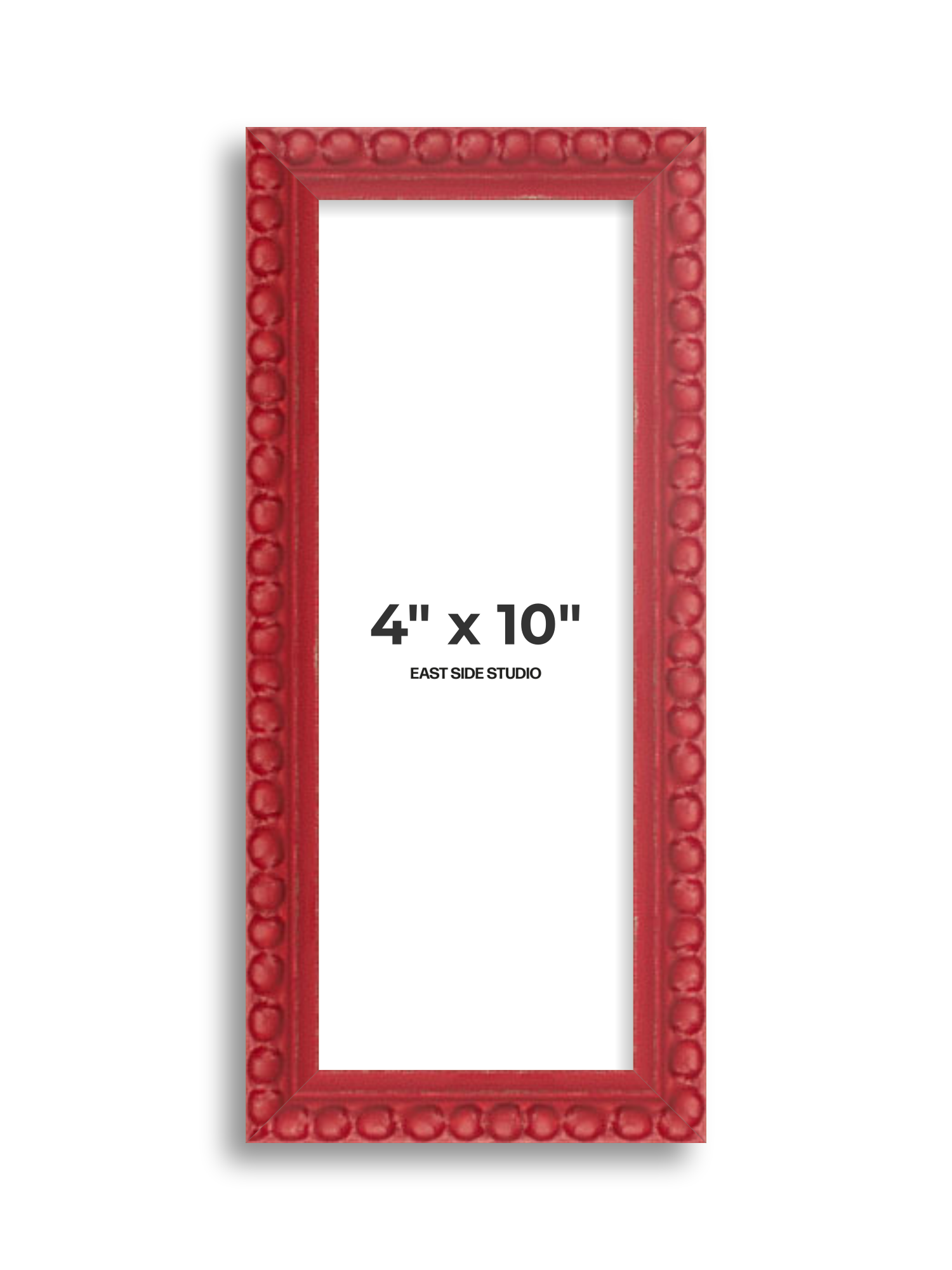 Cherry Red Bobbin 4" x 10" picture frame