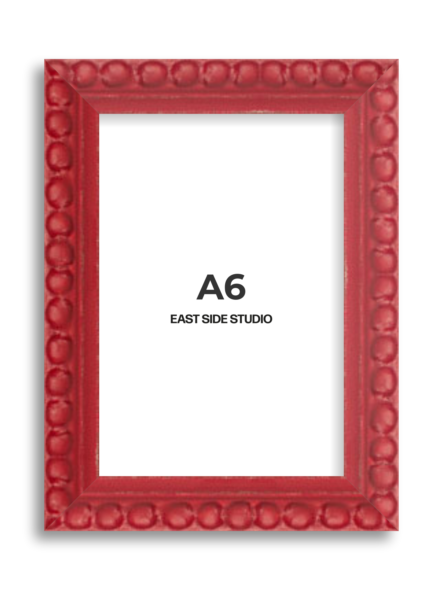 Cherry Red Bobbin A6 picture frame