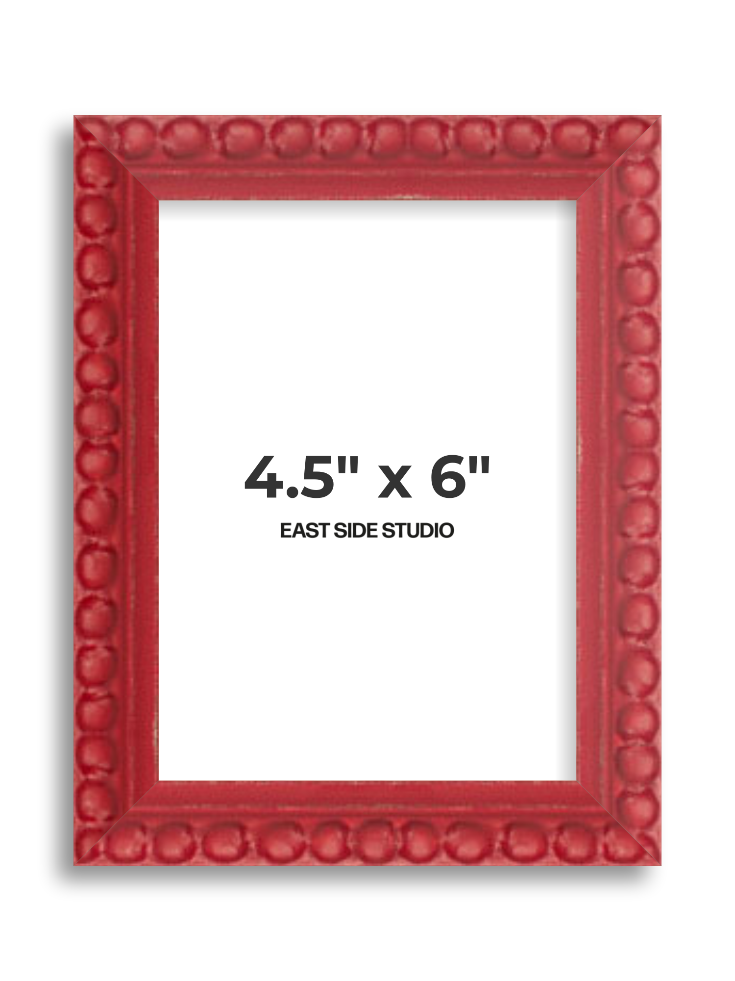 Cherry Red Bobbin 4.5" x 6" picture frame