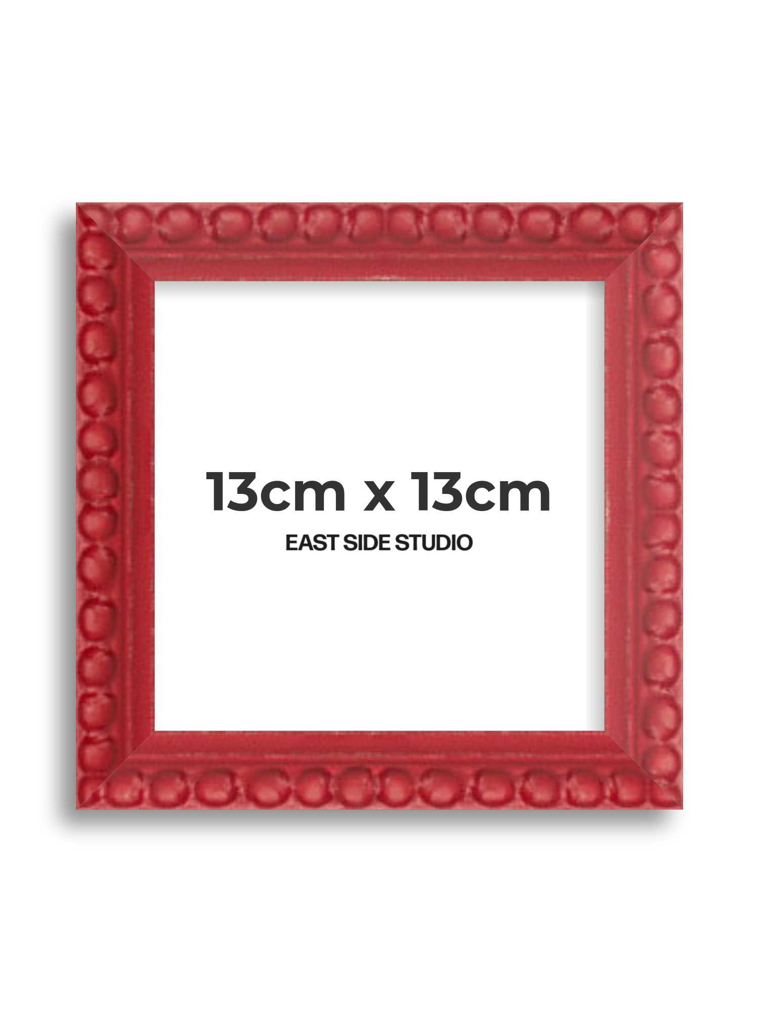 Cherry Red Bobbin 13cm x 13cm picture frame