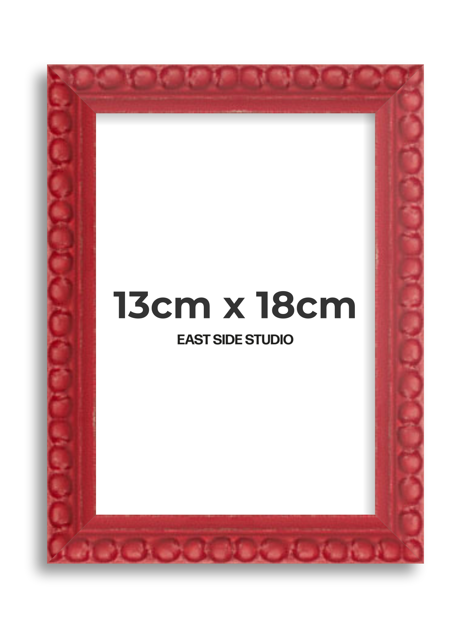 Cherry Red Bobbin 13cm x 18cm picture frame