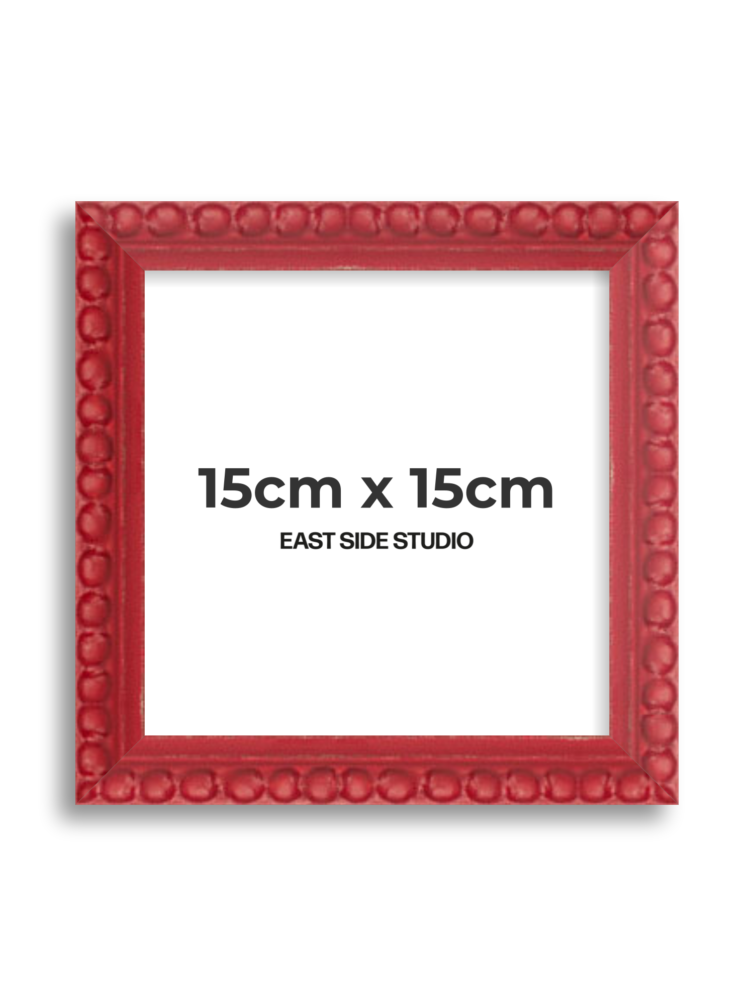 Cherry Red Bobbin 15cm x 15cm picture frame