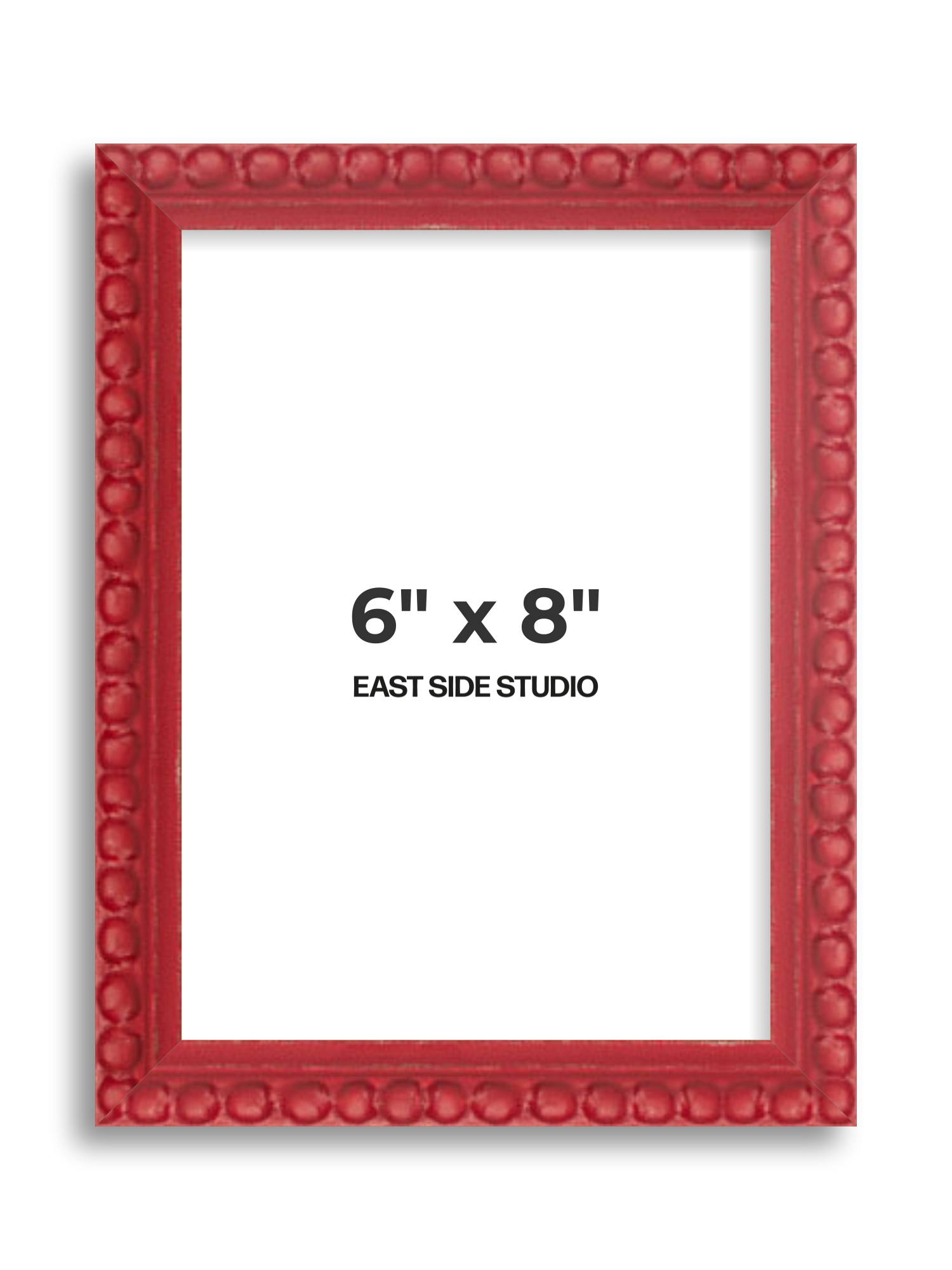 Cherry Red Bobbin 6" x 8" picture frame