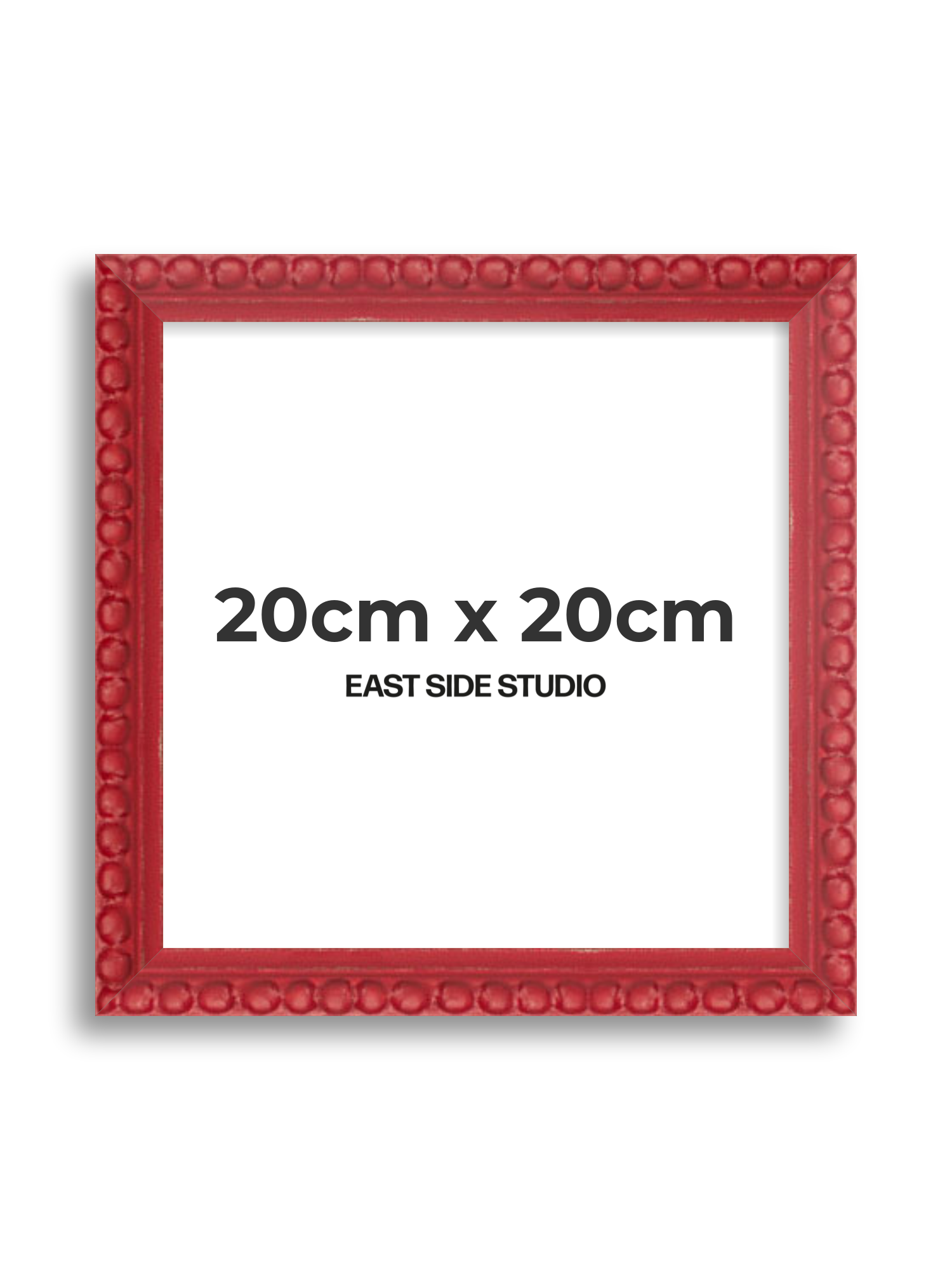 Cherry Red Bobbin 20cm x 20cm picture frame