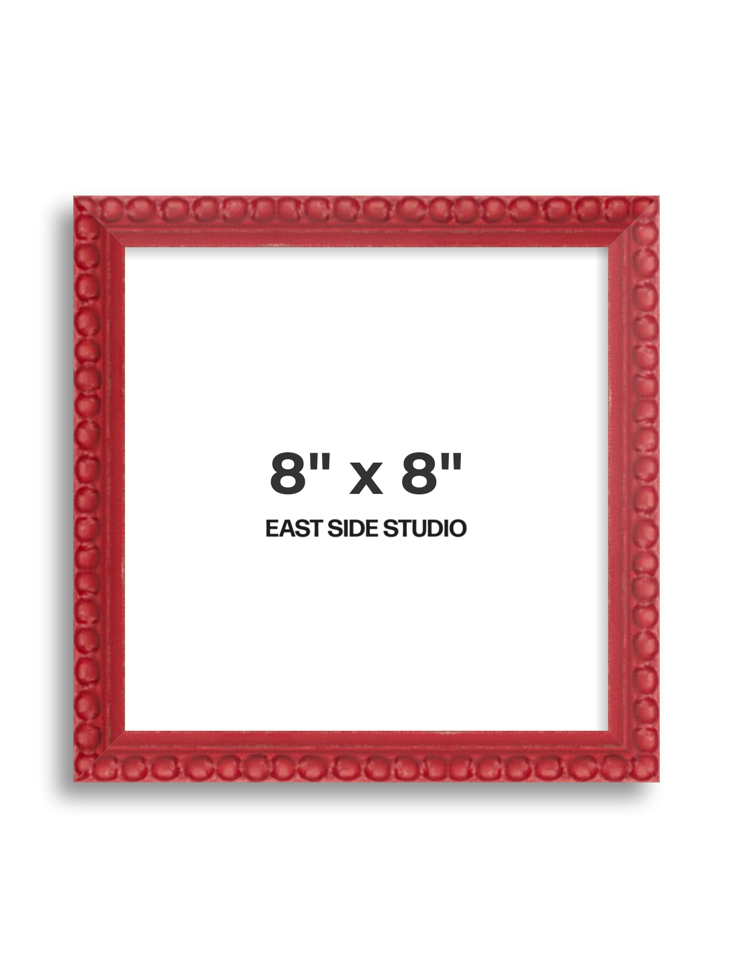 Cherry Red Bobbin 8" x 8" picture frame