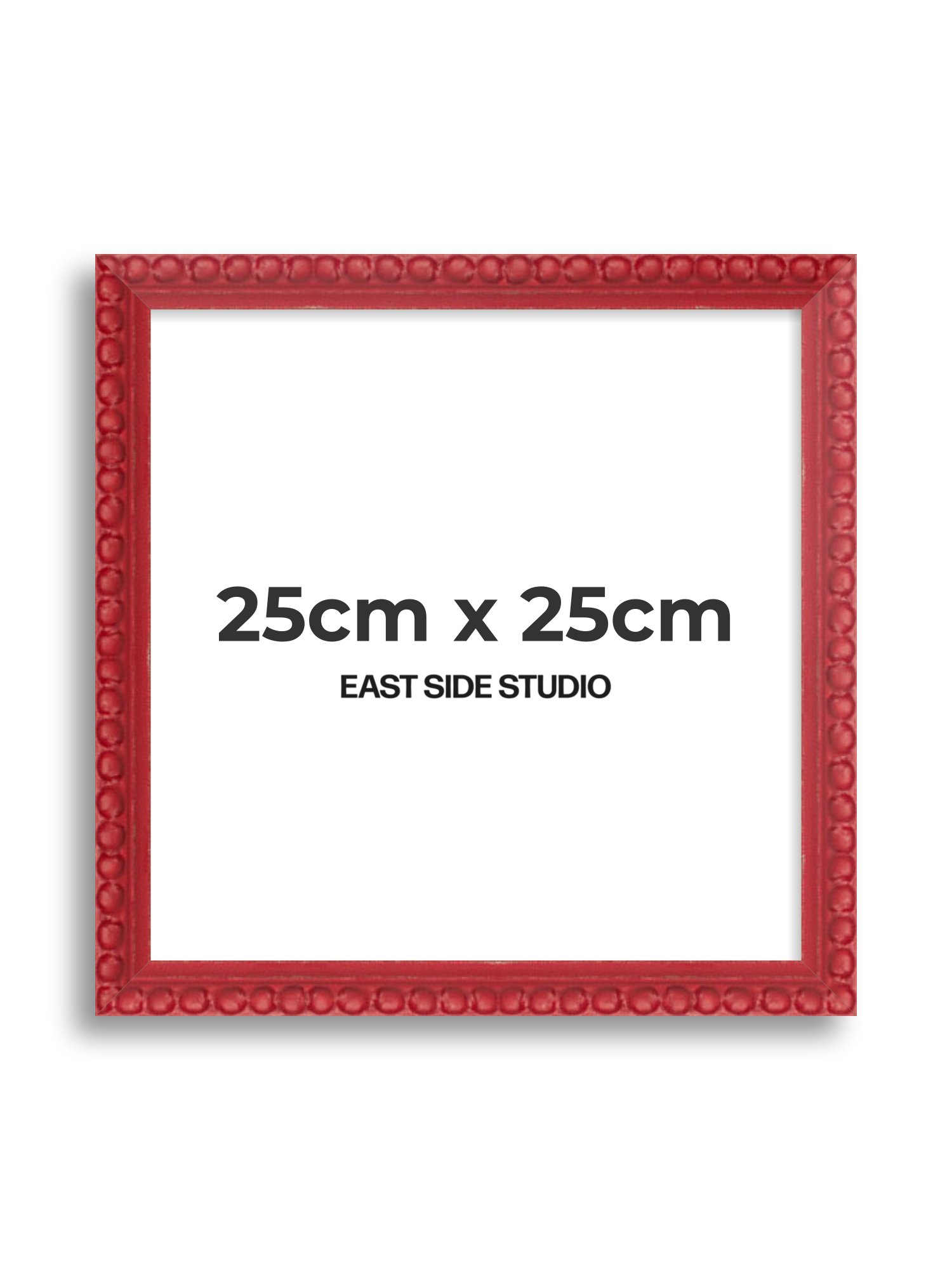 Cherry Red Bobbin 25cm x 25cm picture frame