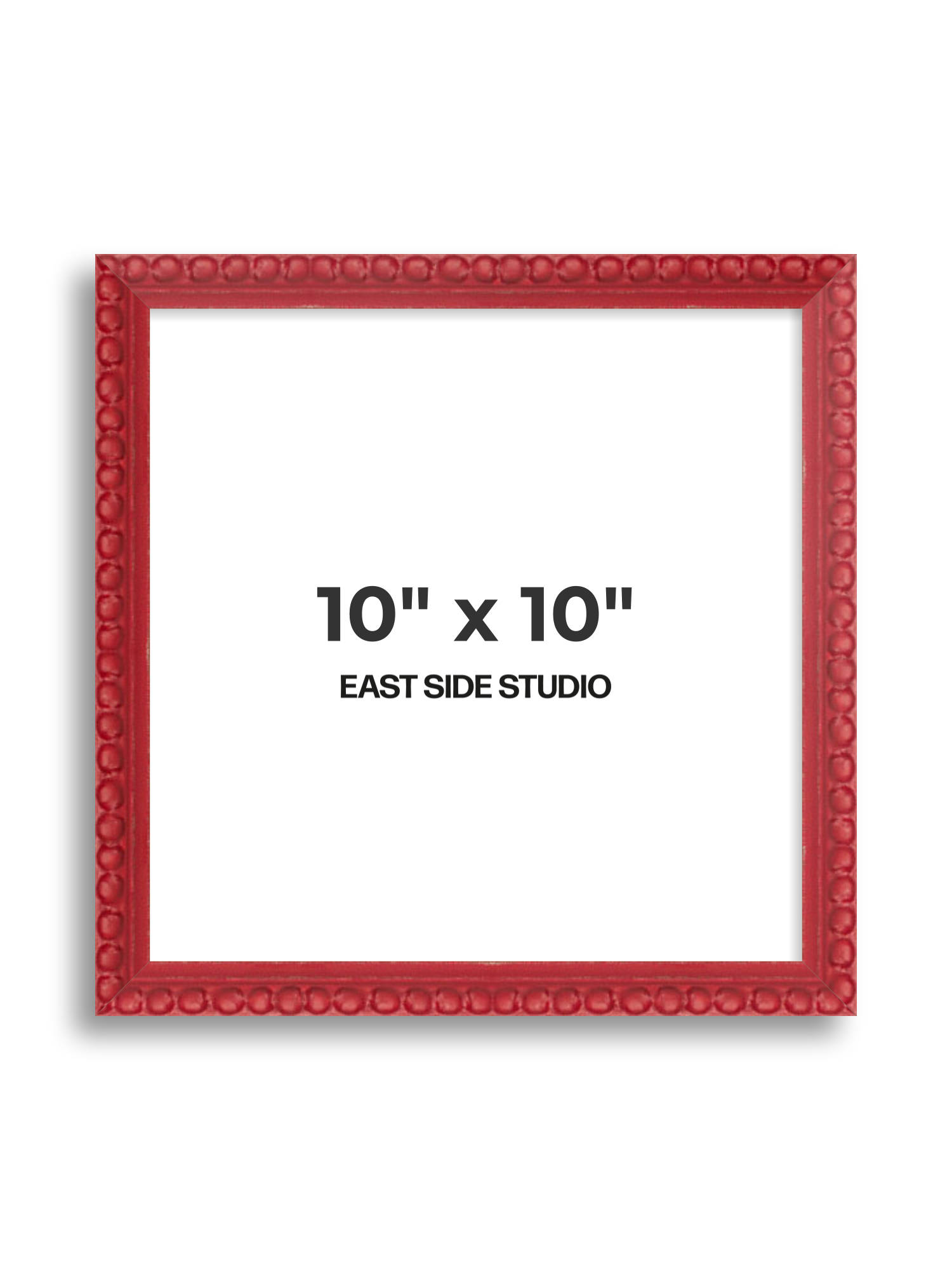 Cherry Red Bobbin 10" x 10" picture frame