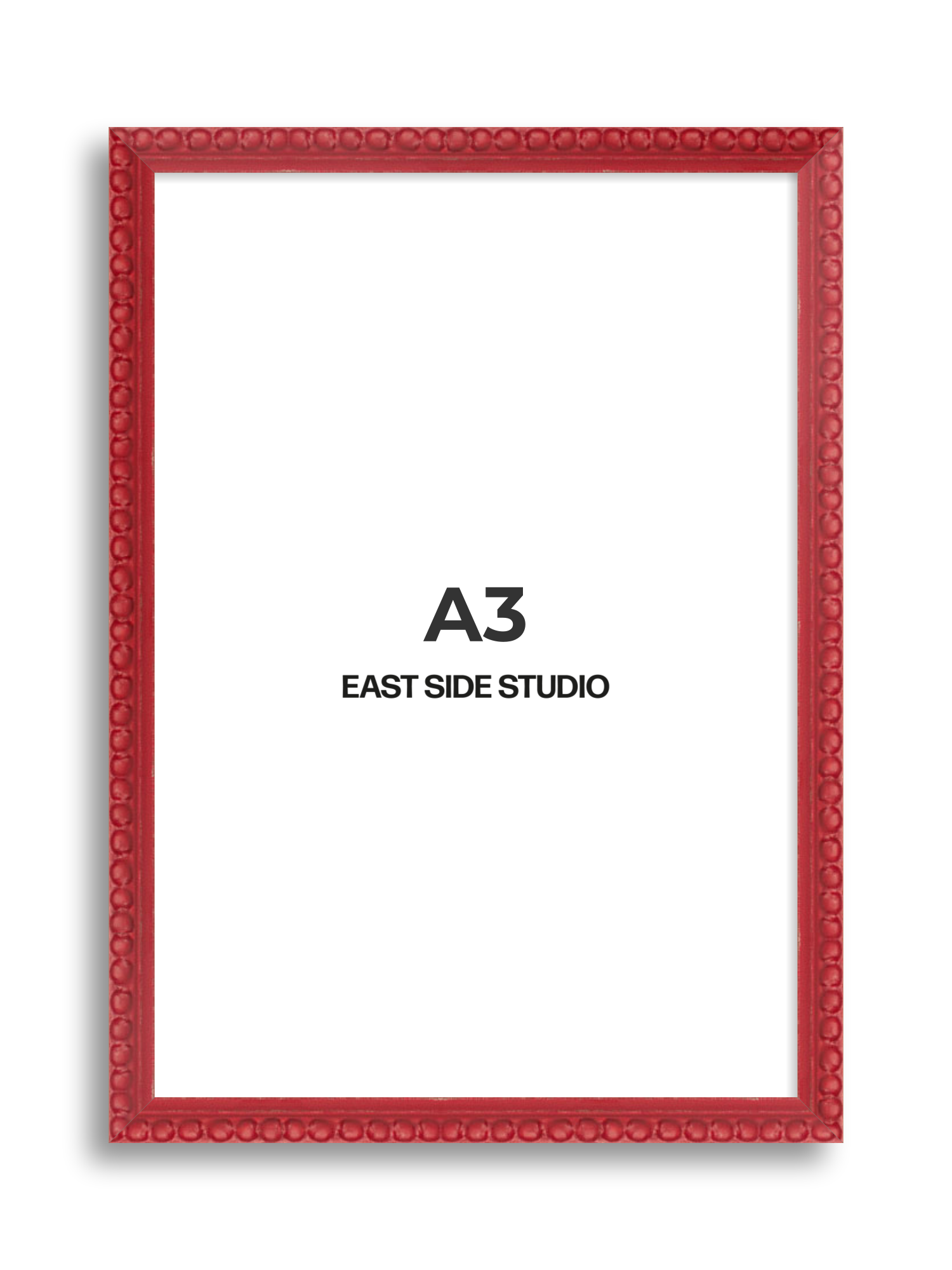 Cherry Red Bobbin A3 picture frame