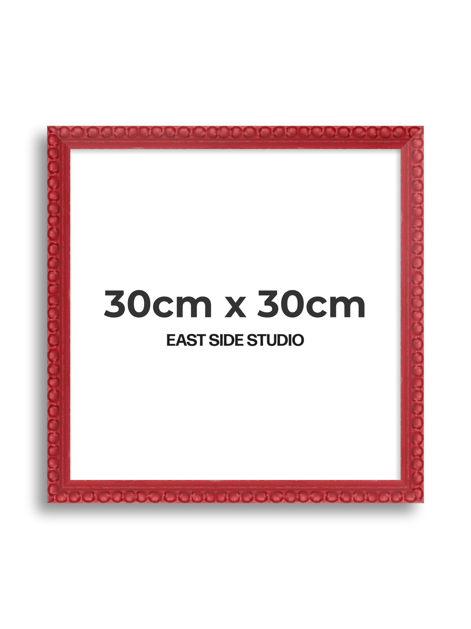 Cherry Red Bobbin 30cm x 30cm picture frame
