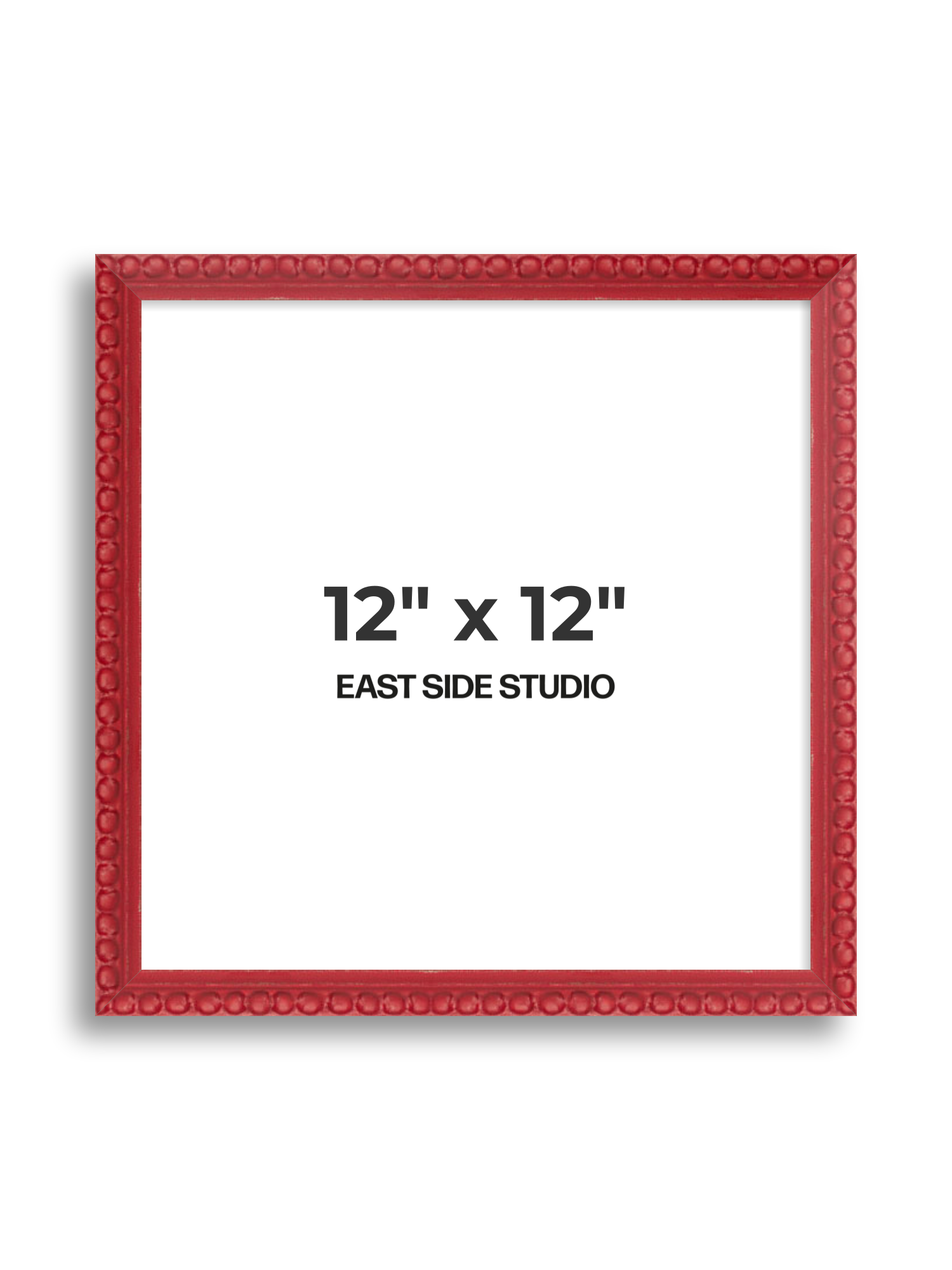 Cherry Red Bobbin 12" x 12" picture frame